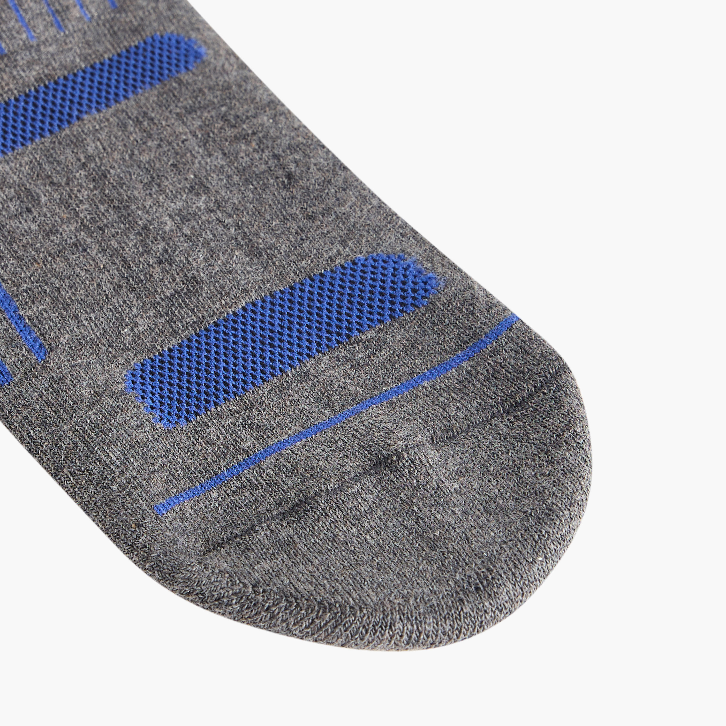 طقم جوارب 3 أزواج نصف تيري بطول الكاحل وطبعات-men-socks-image-3