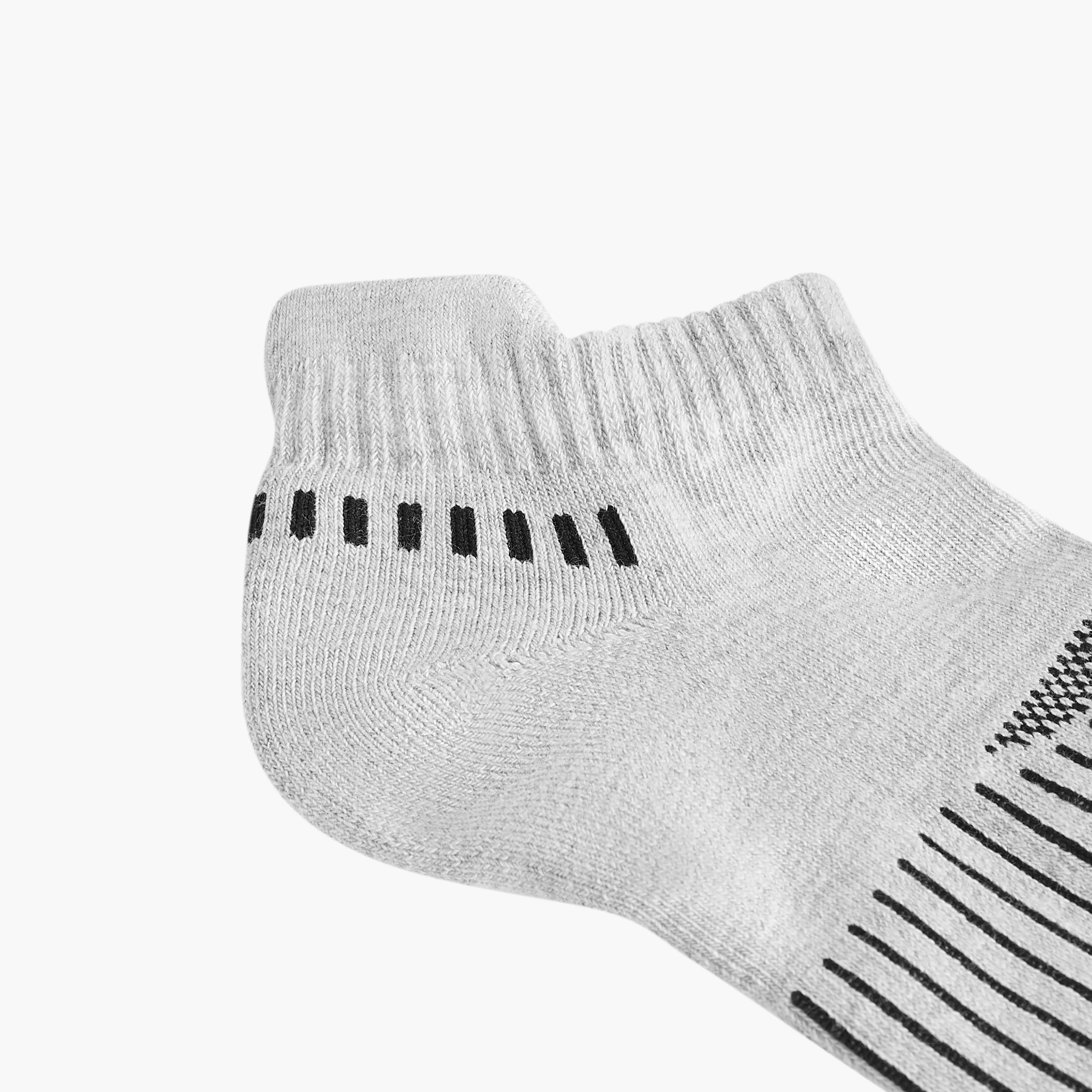 طقم جوارب 3 أزواج نصف تيري مخططة بطول الكاحل-men-socks-image-5