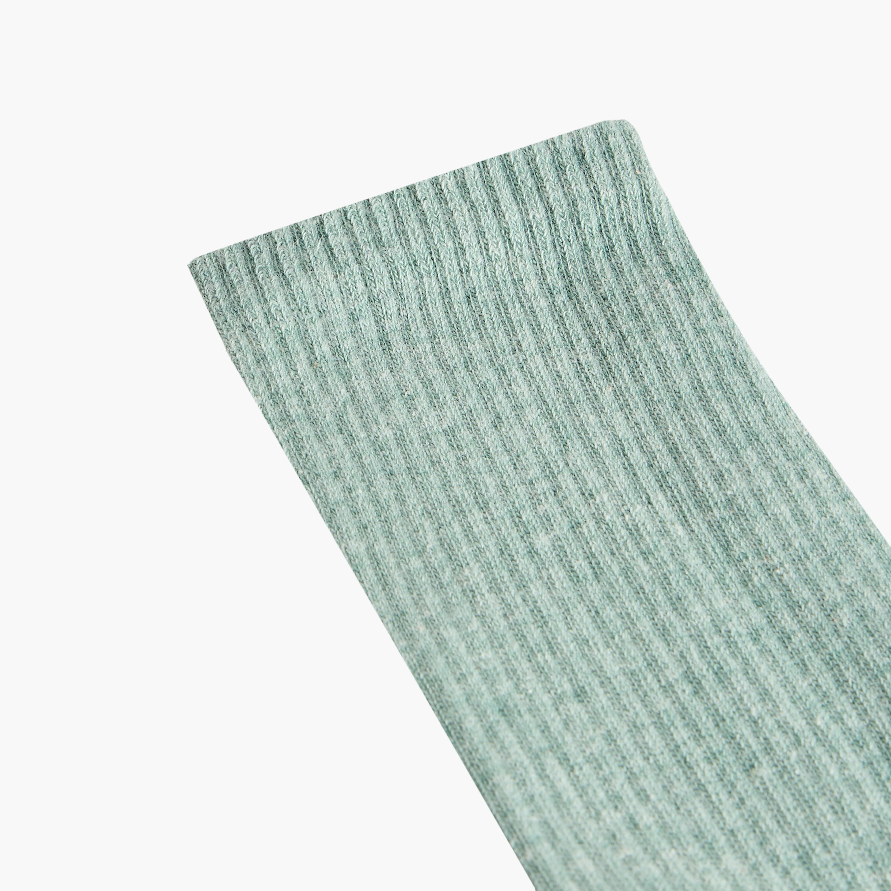 طقم جوارب 3 أزواج متنوعة نصف تيري بطول ربلة الساق-men-socks-image-5