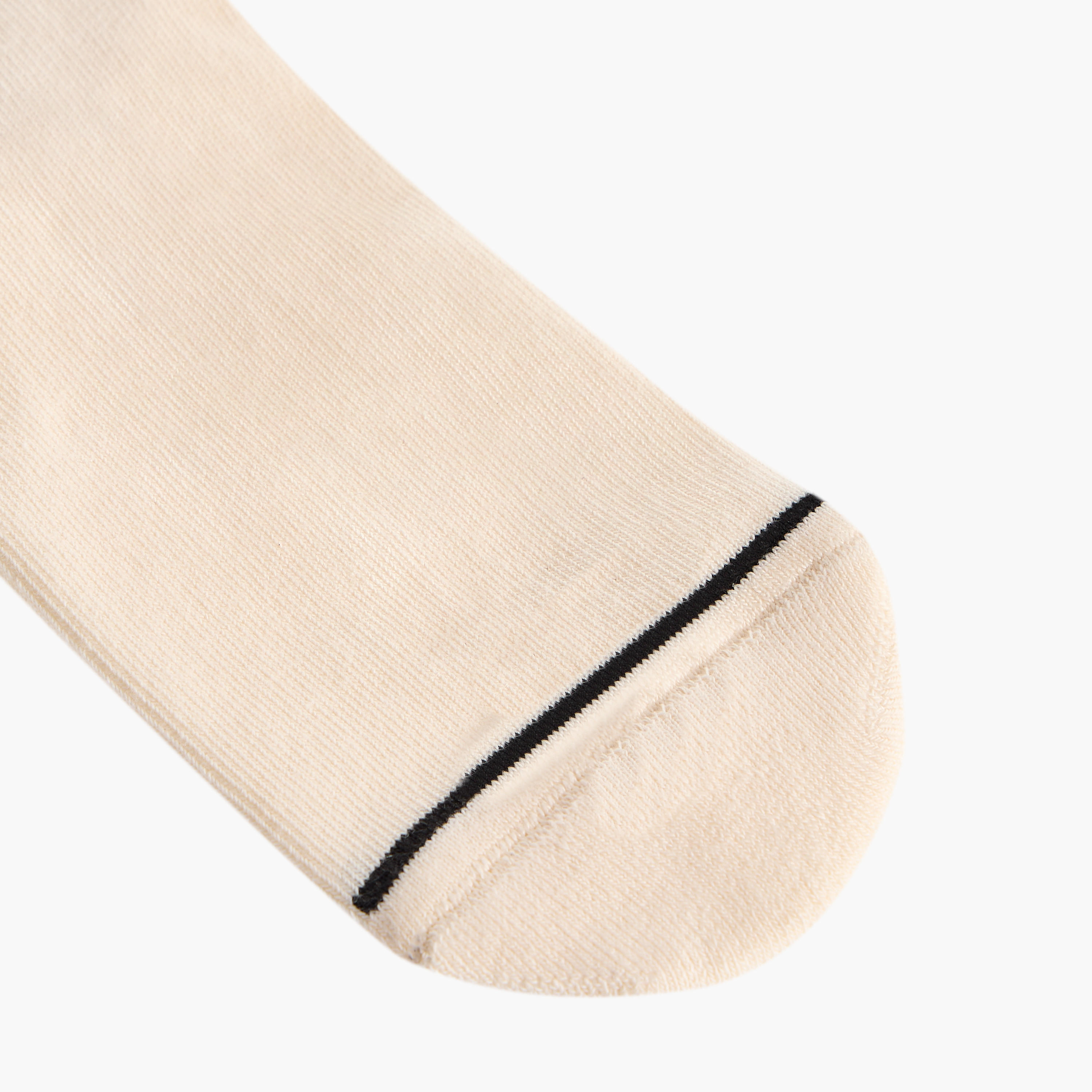 طقم جوارب نصف تيري بطول ربلة الساق 3 أزواج مضلعة-men-socks-image-5