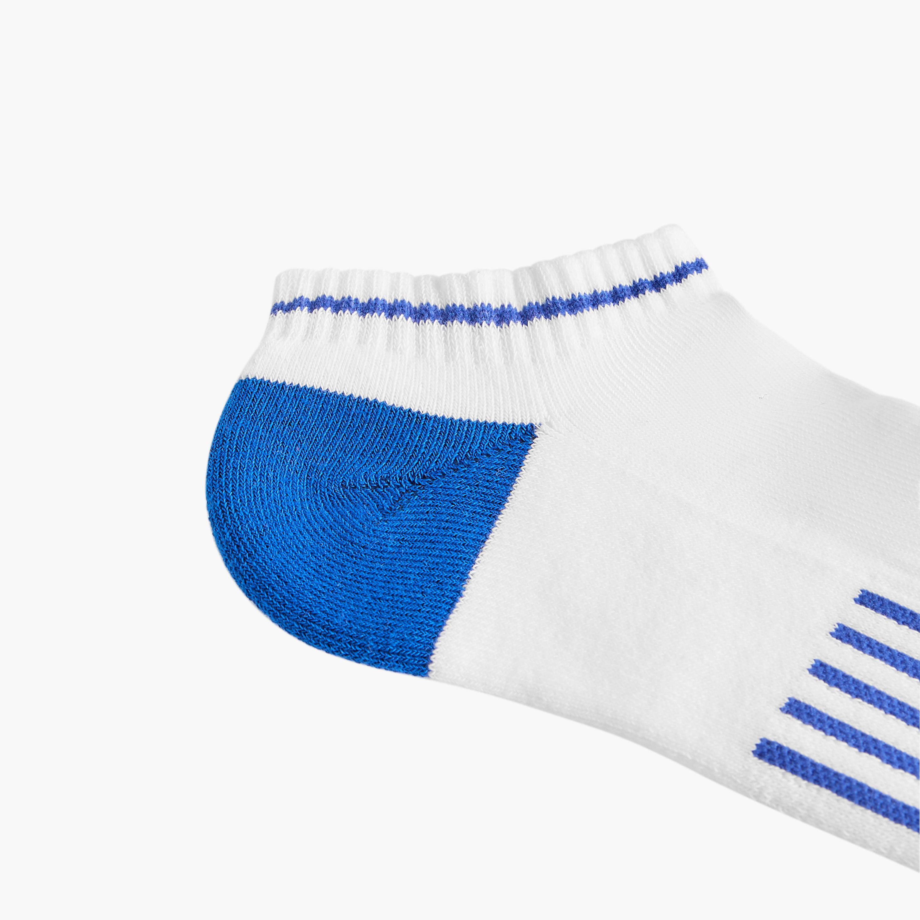 طقم جوارب 3 أزواج نصف تيري بارزة الملمس بطول الكاحل-men-socks-image-5