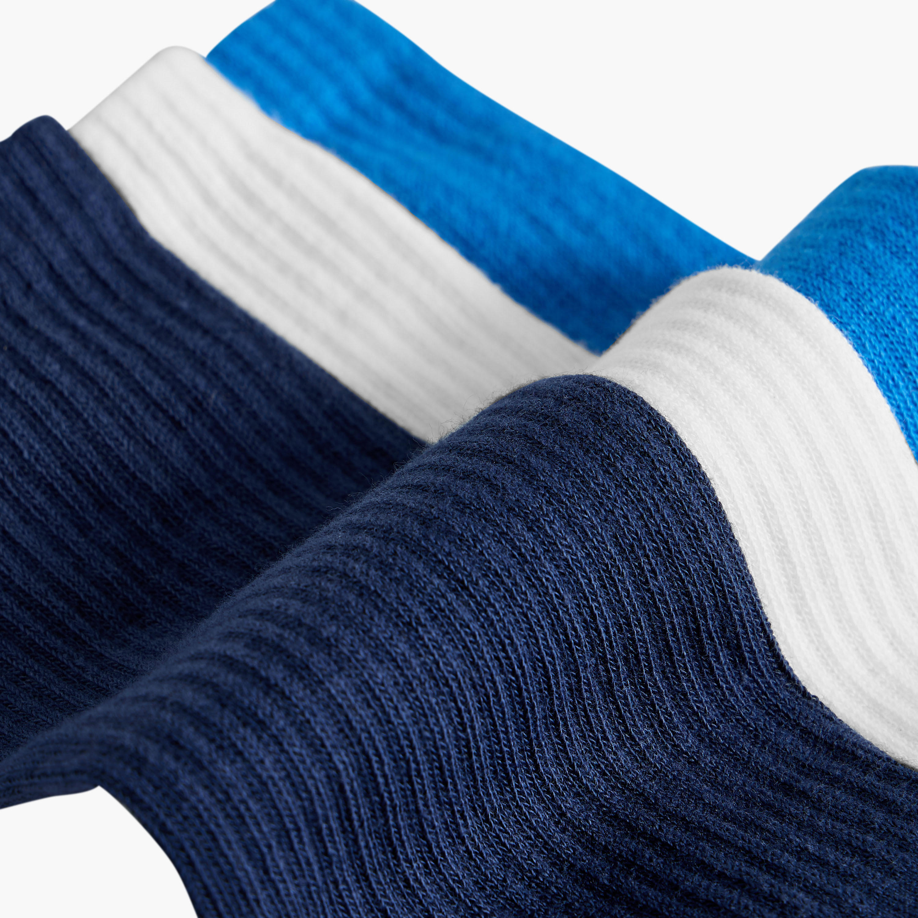طقم جوارب غير تيري بطول ربلة الساق 3 أزواج بارزة الملمس-men-socks-image-4
