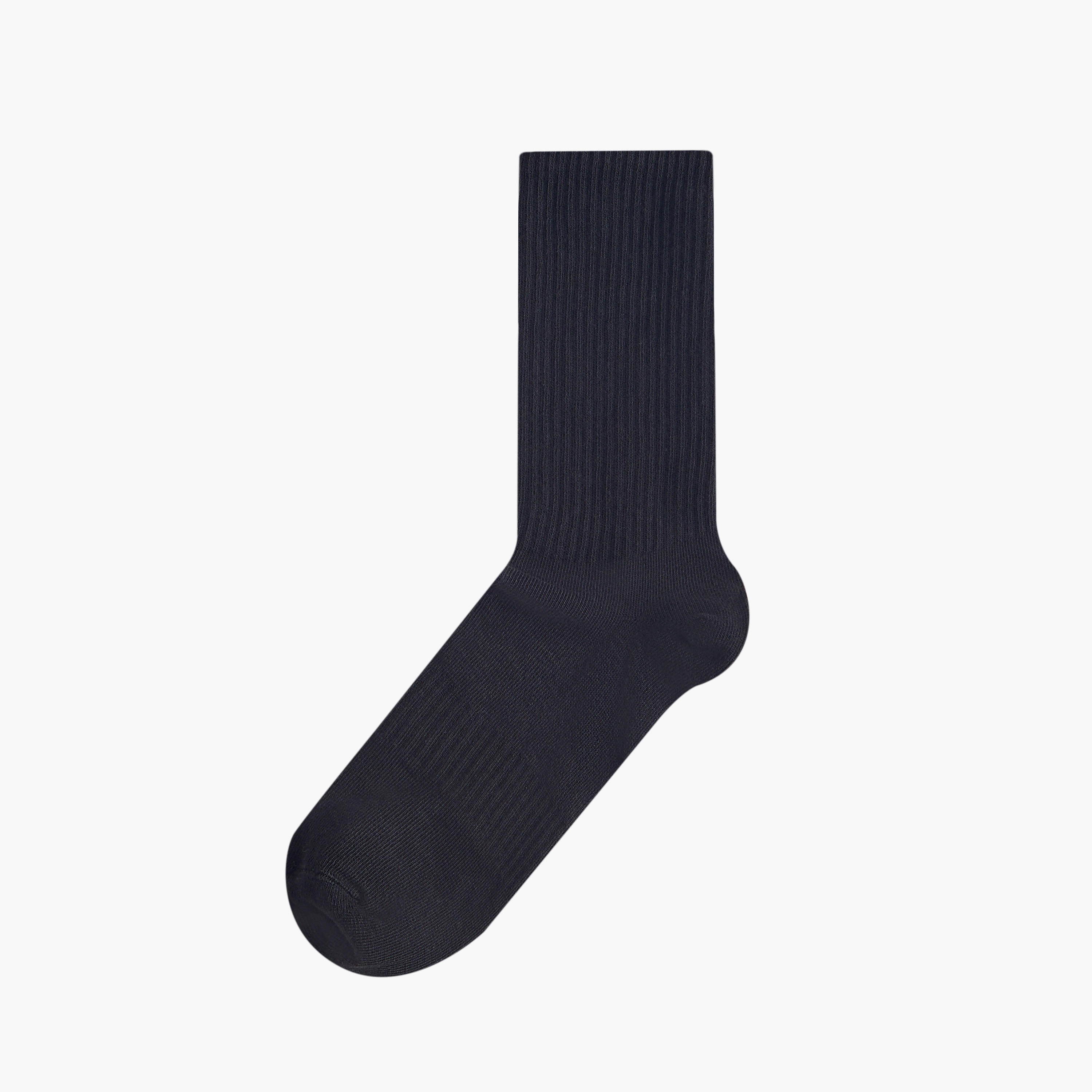 طقم جوارب 3 أزواج بارزة الملمس غير وبرية بطول ربلة الساق-men-socks-image-2
