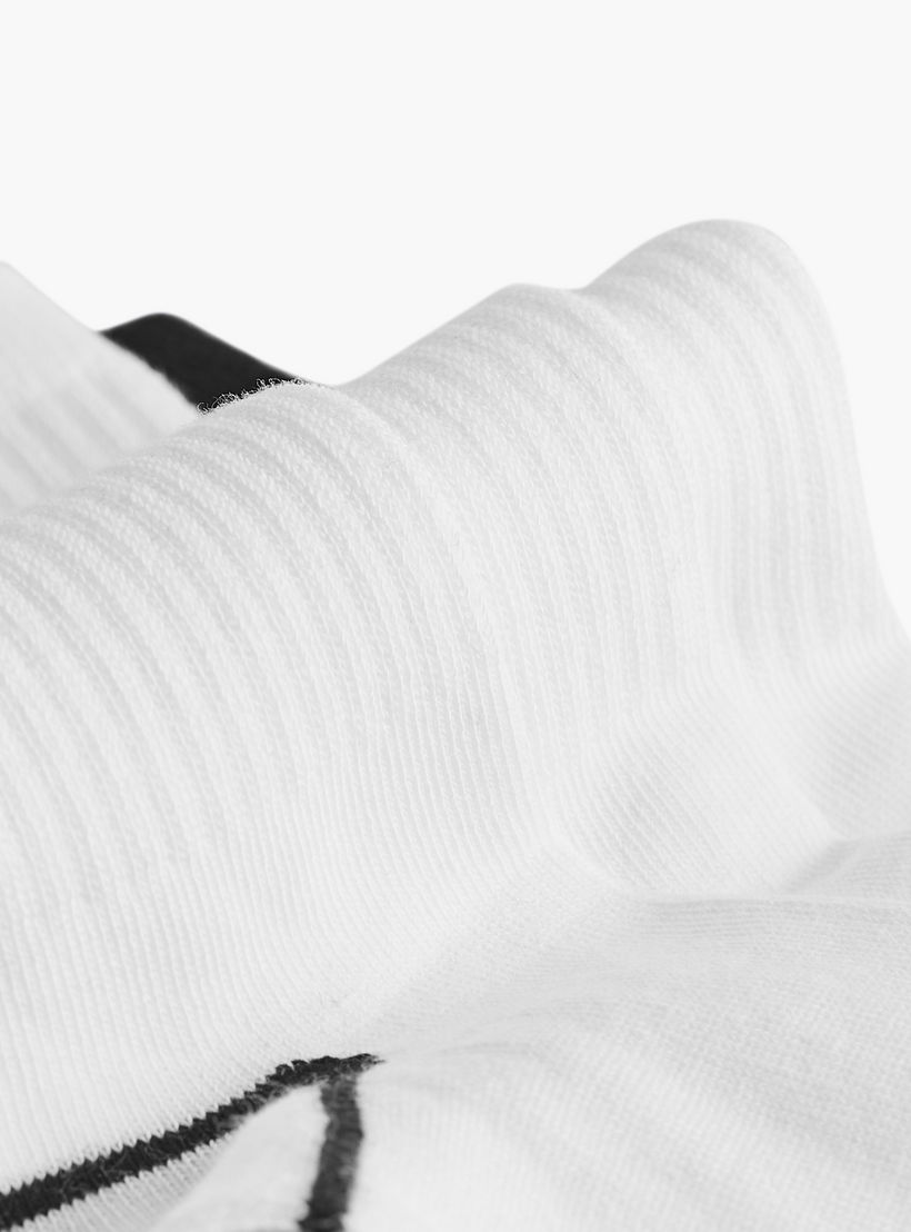 طقم جوارب 3 أزواج غير وبرية بارزة الملمس بطول ربلة الساق-men-socks-image-4