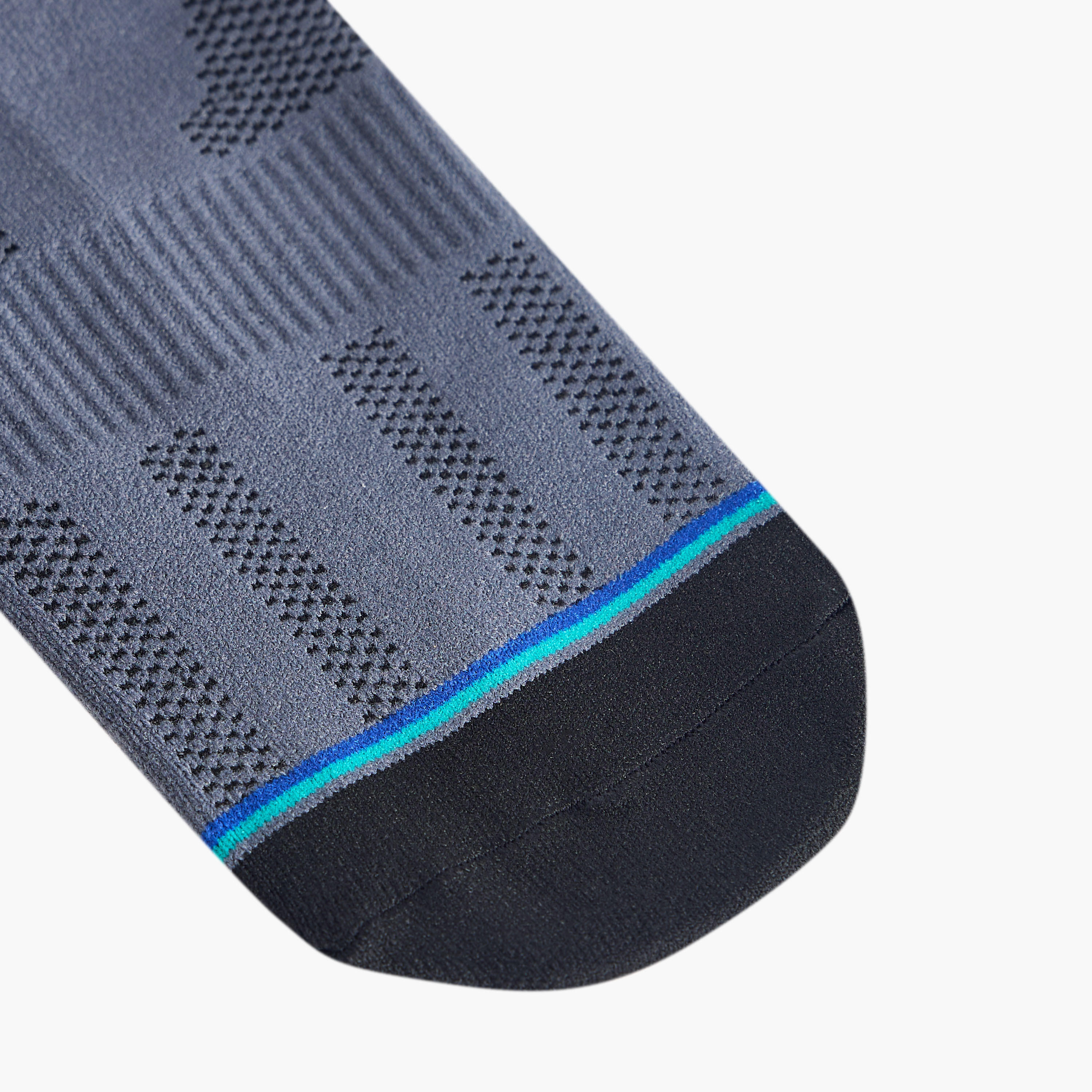 طقم جوارب 3 أزواج نصف تيري مخططة بطول الكاحل-men-socks-image-3
