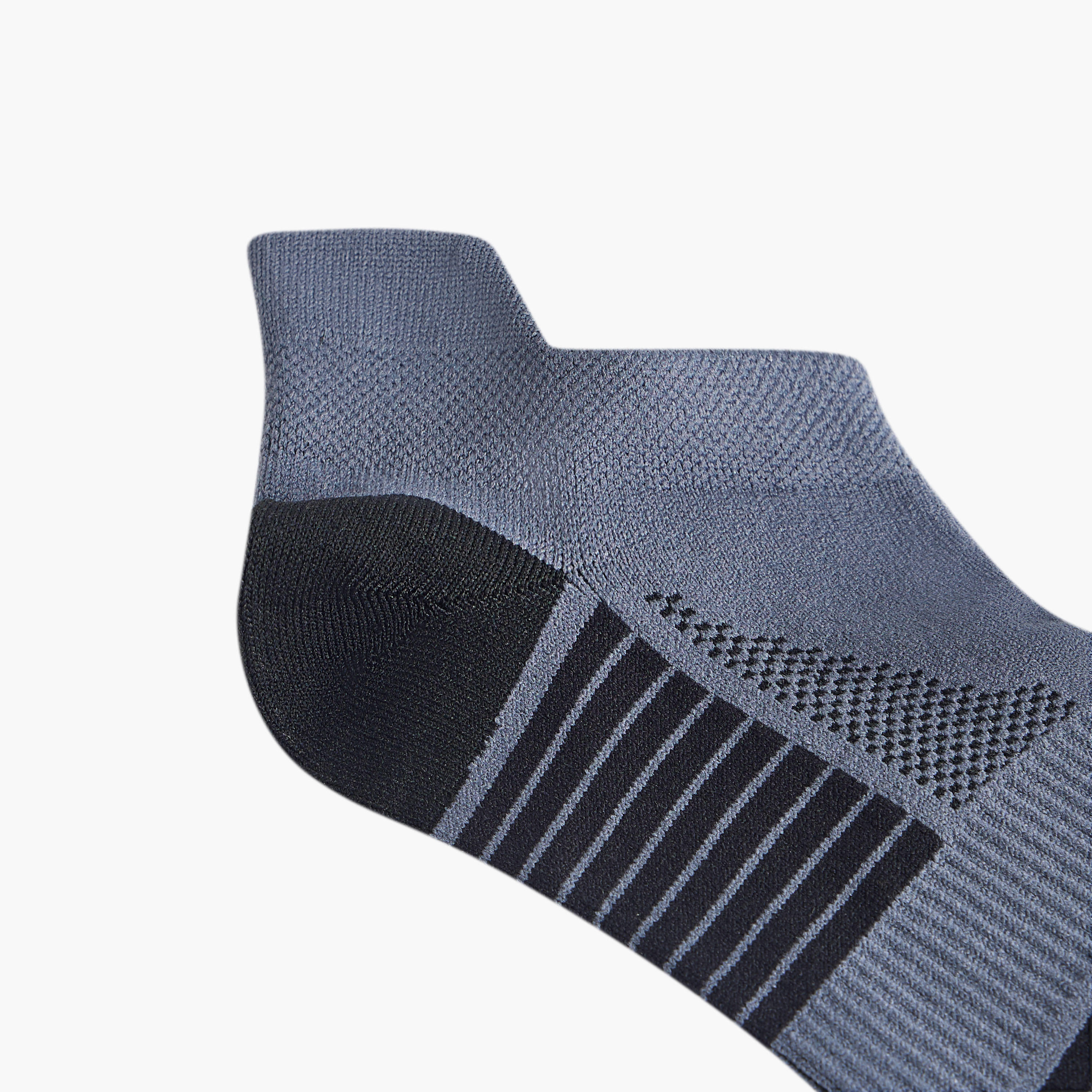 طقم جوارب 3 أزواج نصف تيري مخططة بطول الكاحل-men-socks-image-5