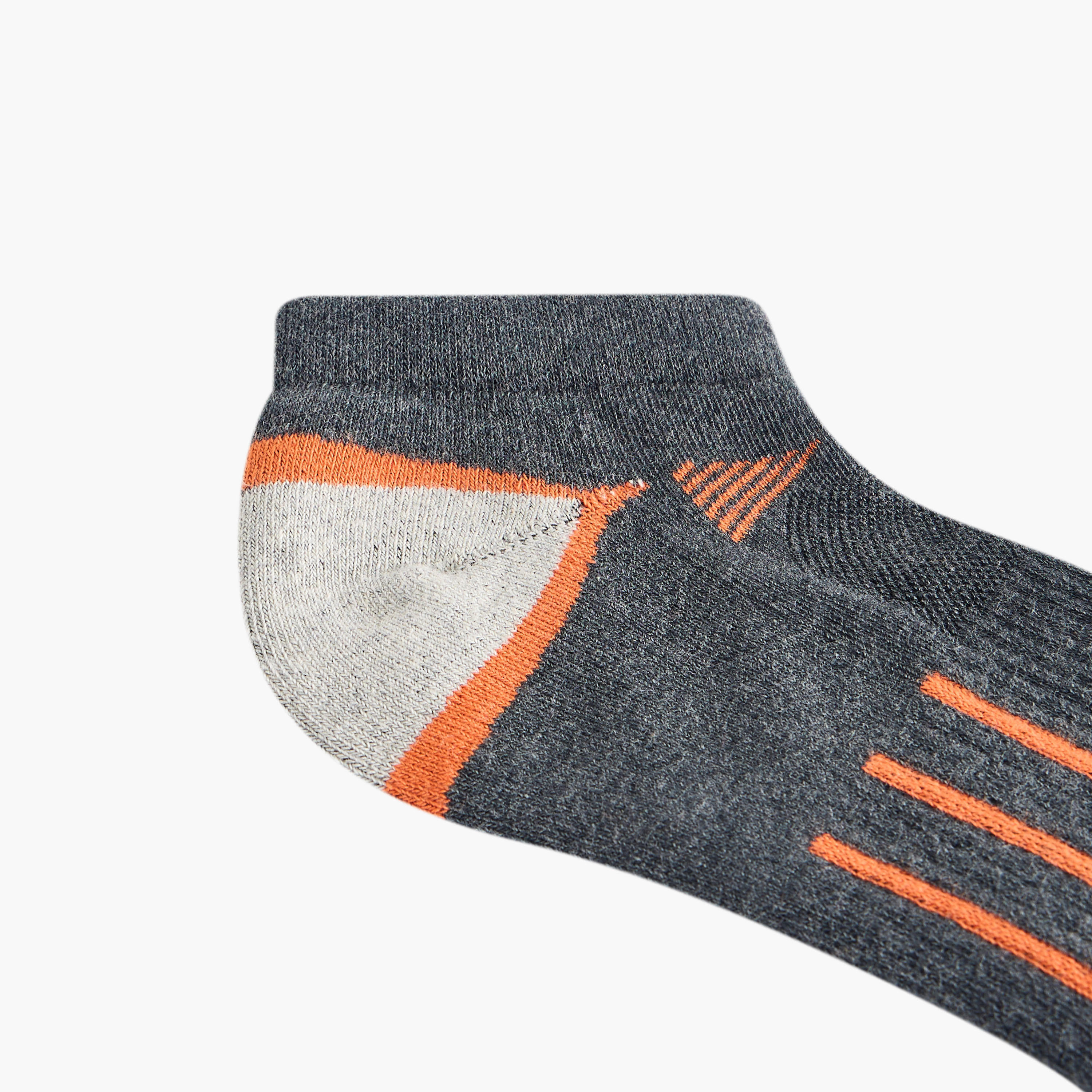 جوارب بطول الكاحل نصف تيري بطبعات - مجموعة 3 أزواج-men-socks-image-5