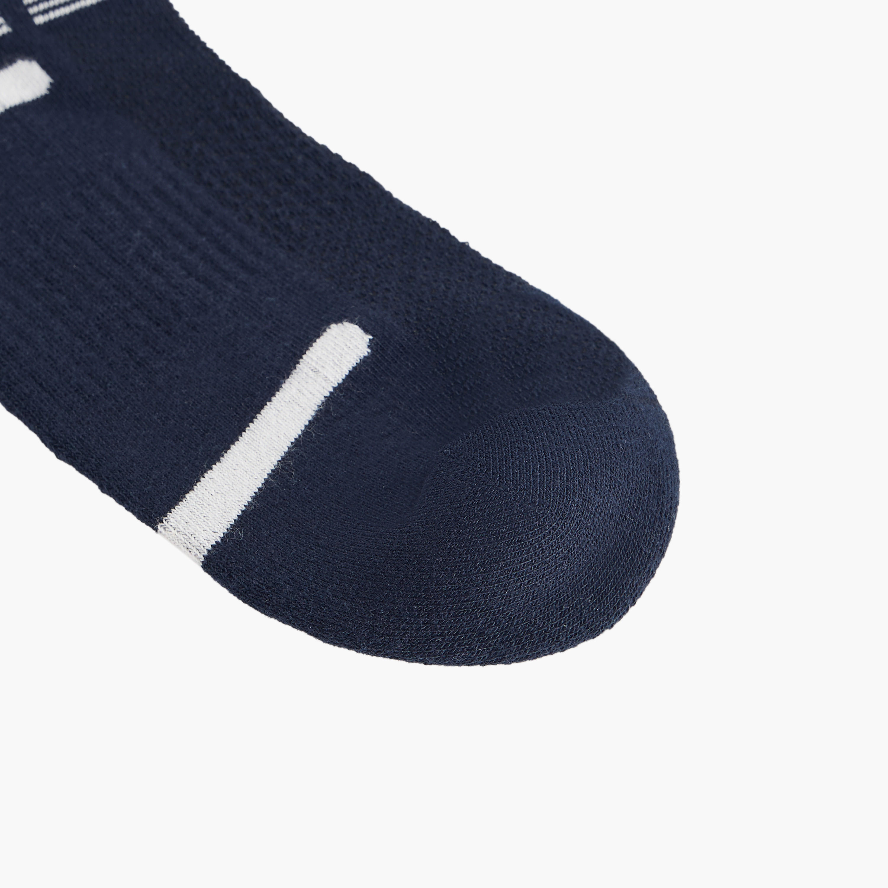 طقم جوارب 3 أزواج بارزة الملمس نصف تيري بطول الكاحل-men-socks-image-3