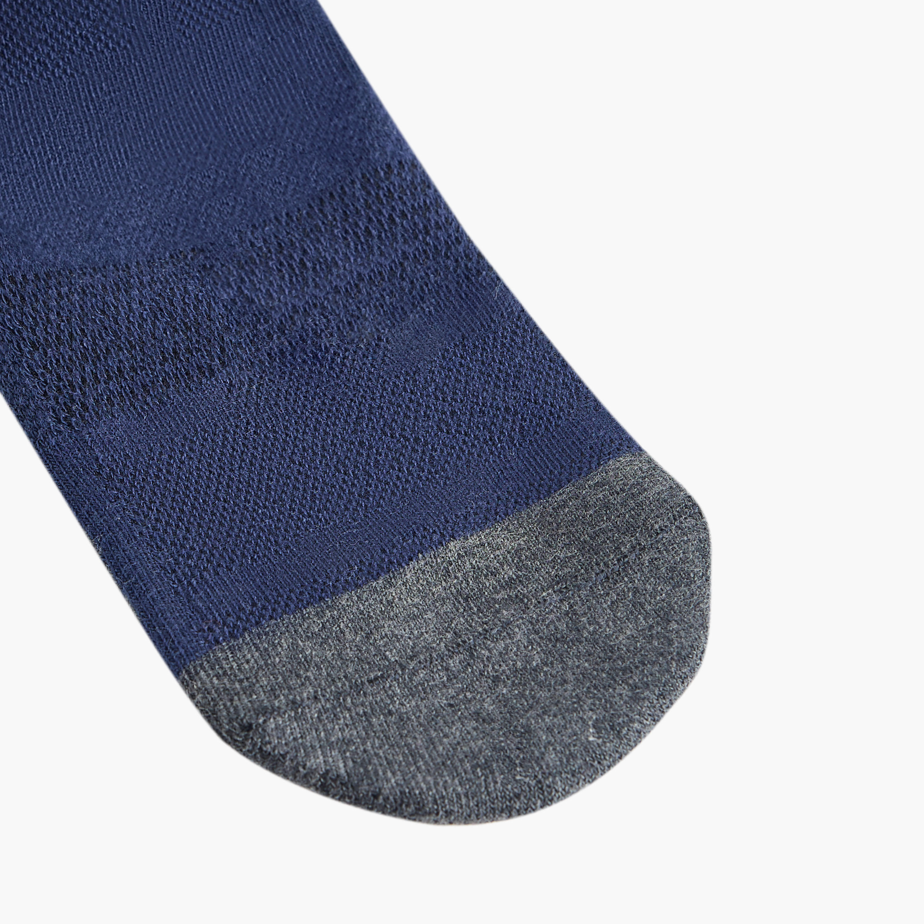 طقم جوارب نصف تيري 3 أزواج بطول الكاحل وطبعات-men-socks-image-3