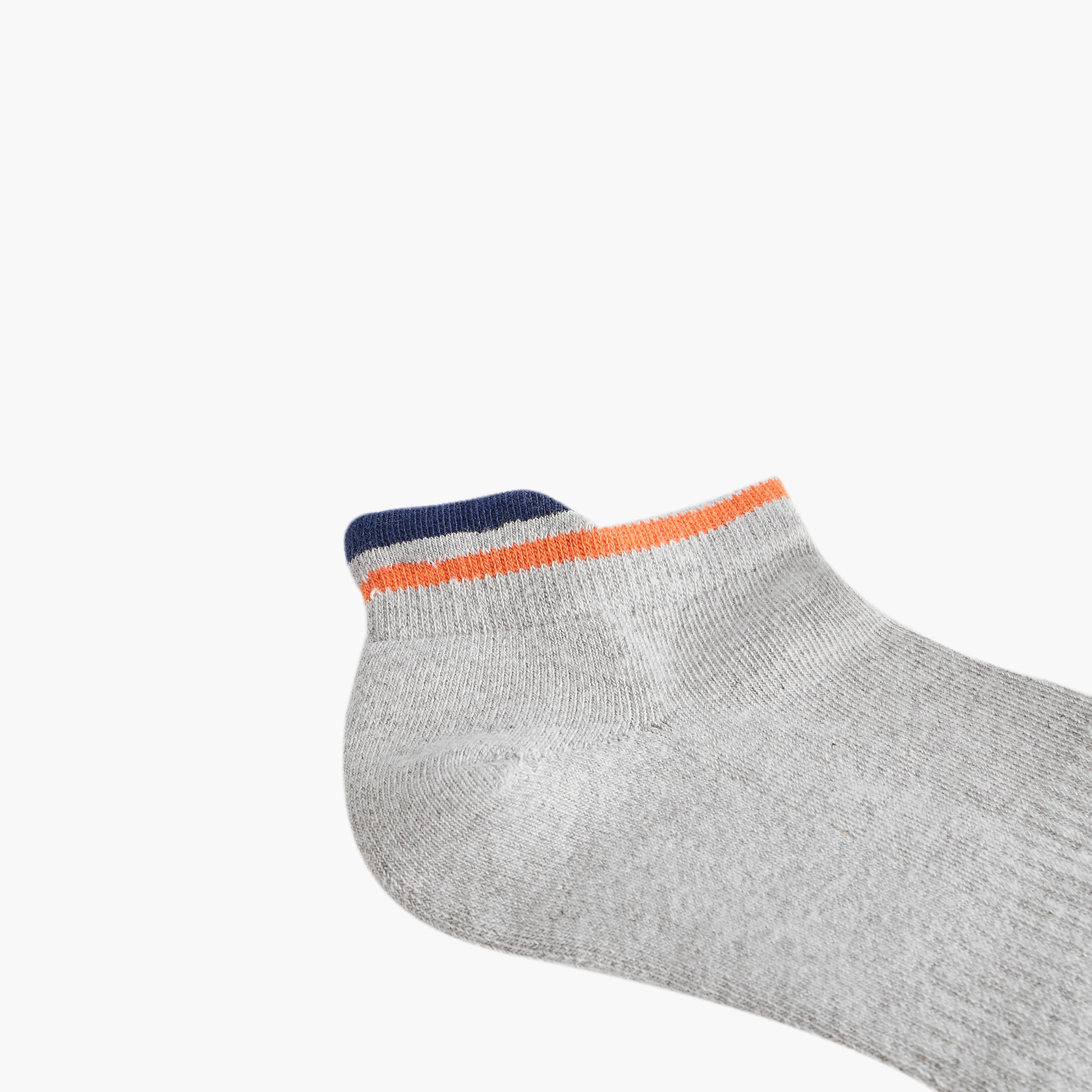 جوارب نصف تيري بتفاصيل مائلة بطول الكاحل - طقم 3 أزواج-men-socks-image-5