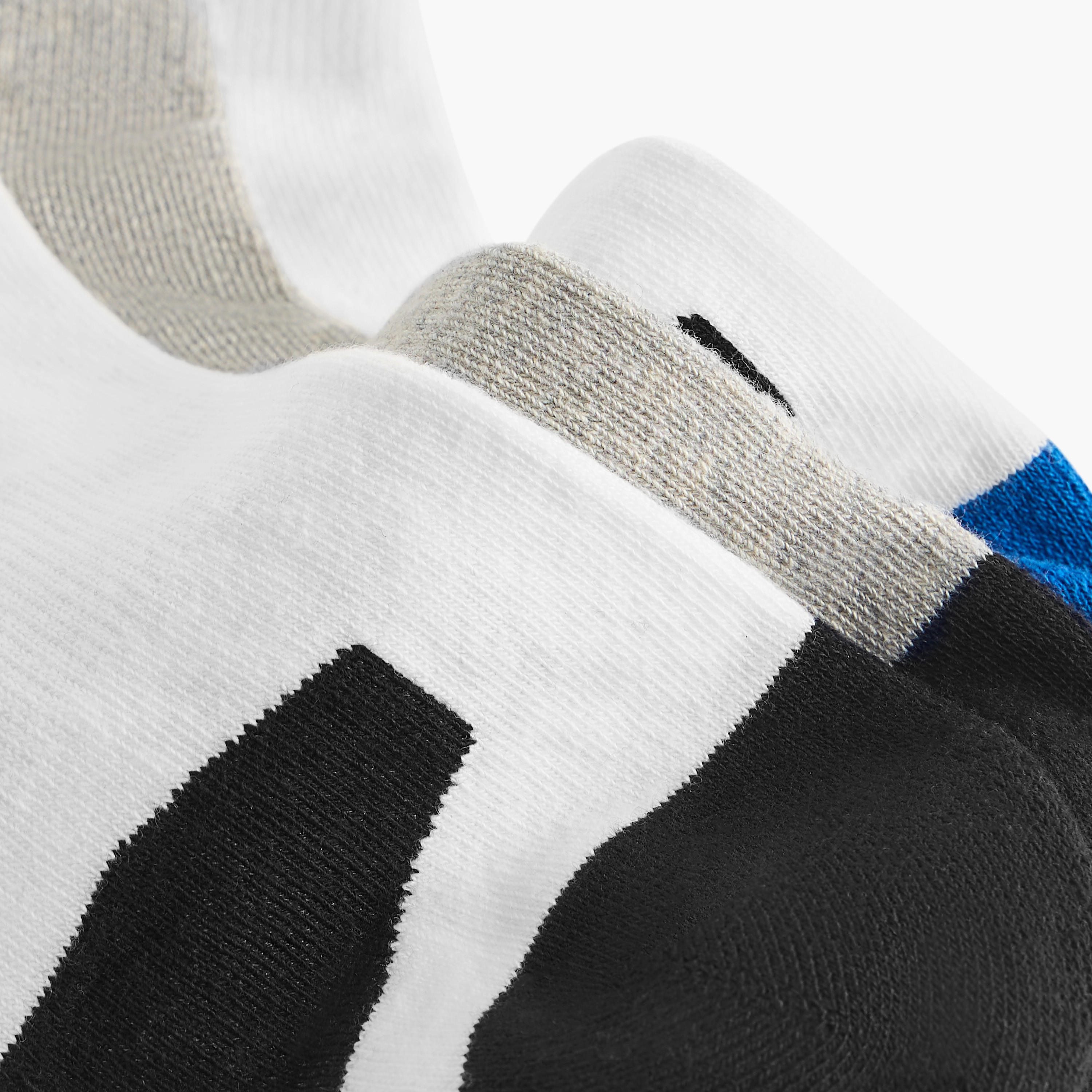 طقم جوارب 3 أزواج نصف تيري بقوالب ملونة وطول الكاحل-men-socks-image-4