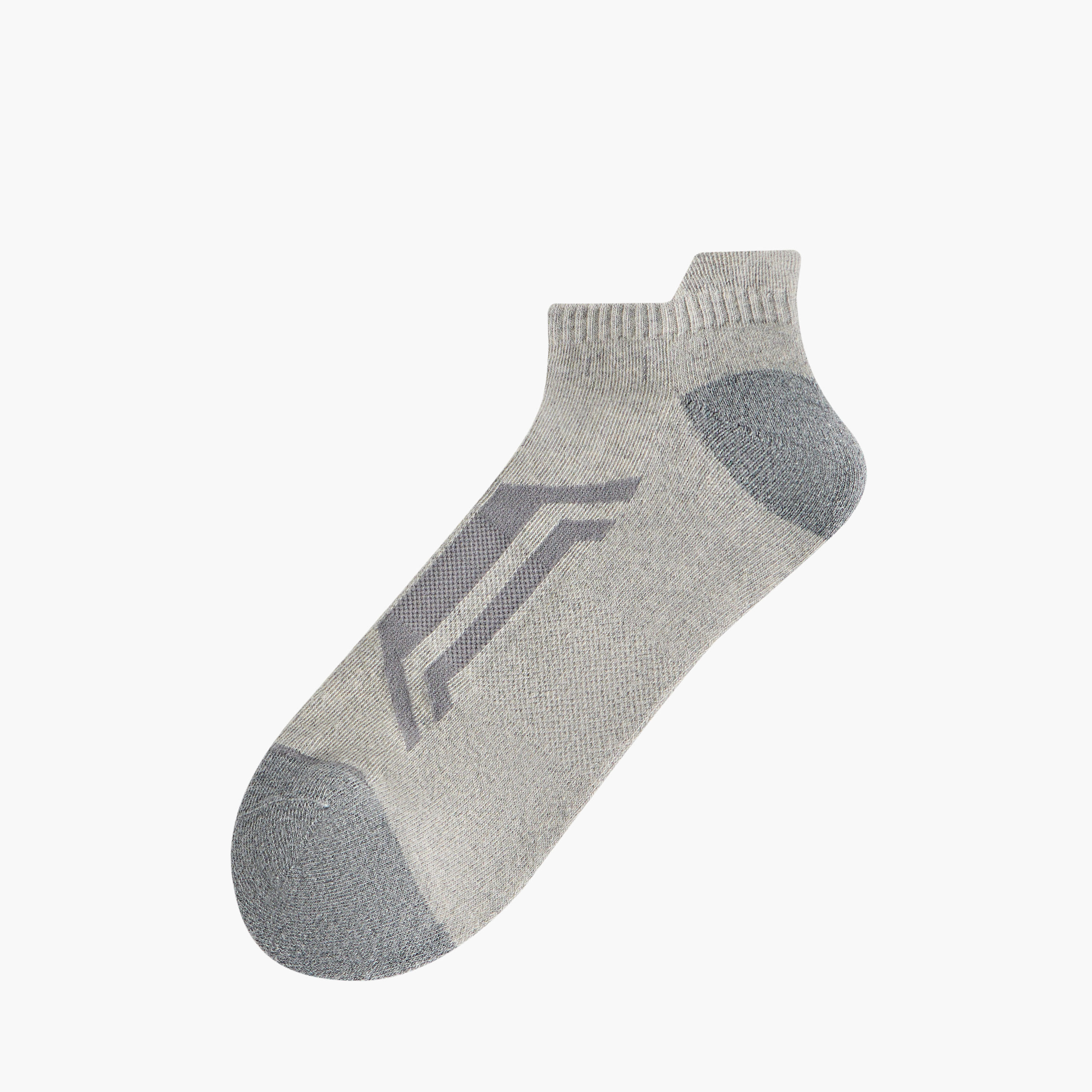 طقم جوارب 3 أزواج نصف تيري بطول الكاحل وطبعات-men-socks-image-2