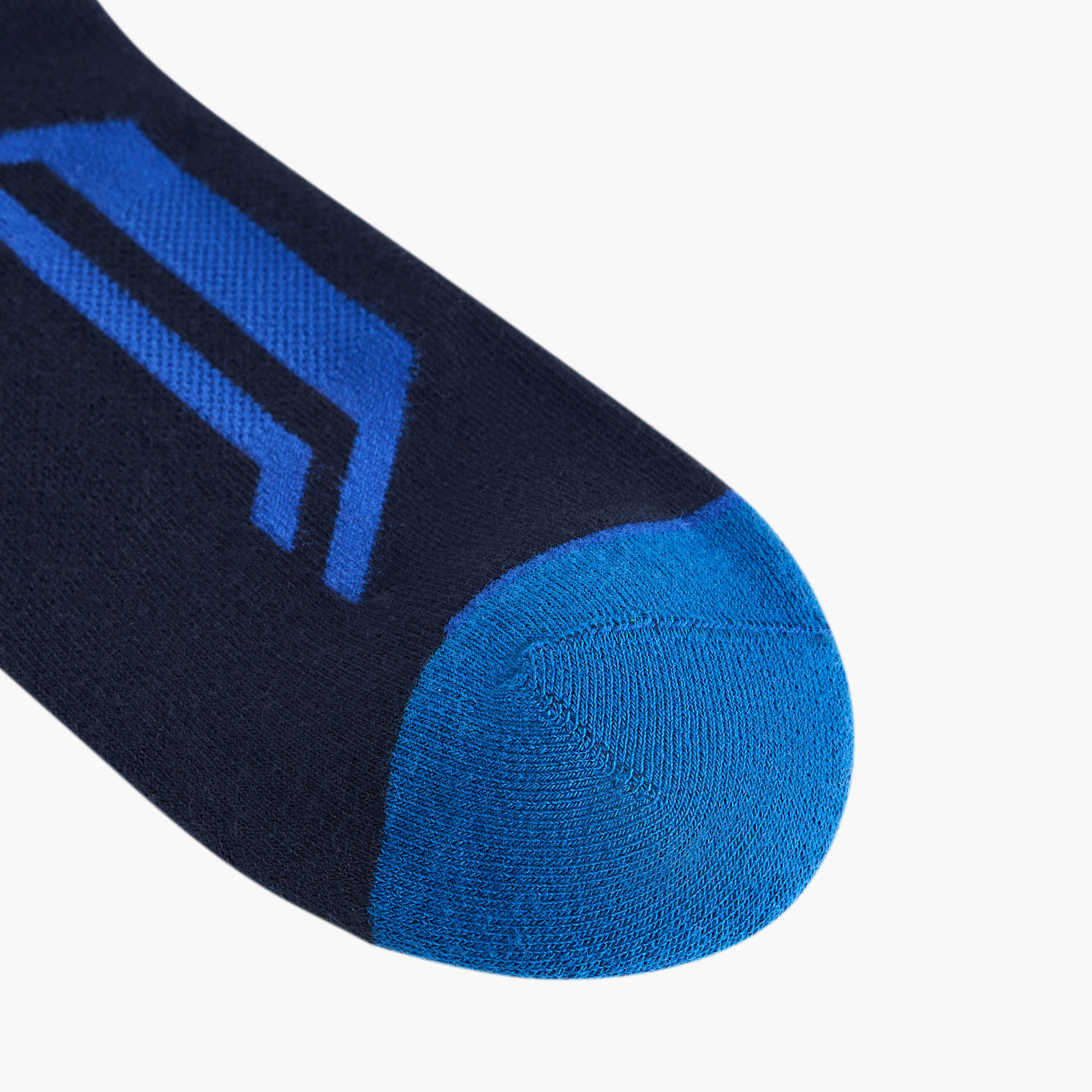 طقم جوارب 3 أزواج نصف تيري بطول الكاحل وطبعات-men-socks-image-3