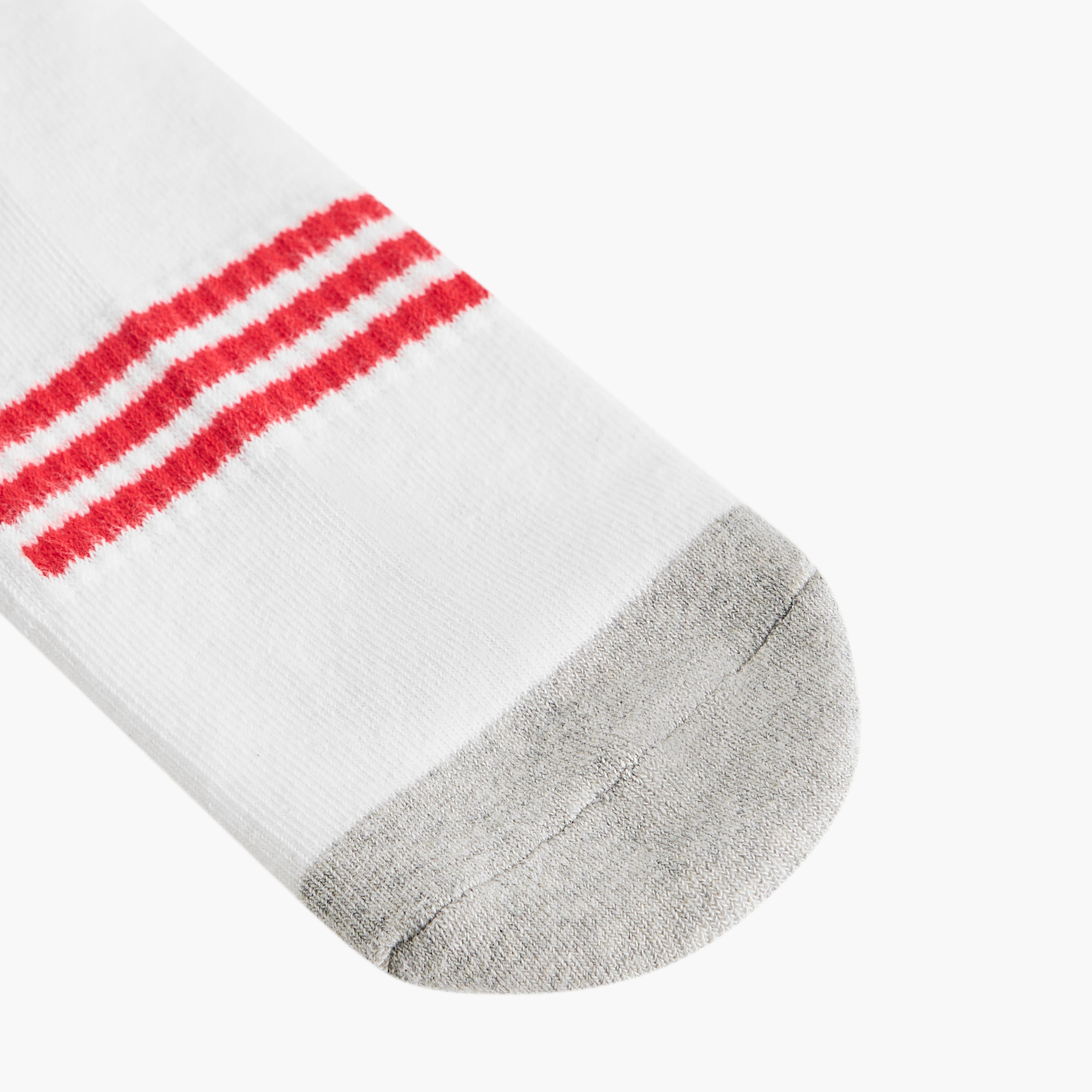 طقم جوارب 3 أزواج نصف تيري بطول الكاحل وطبعات-men-socks-image-3
