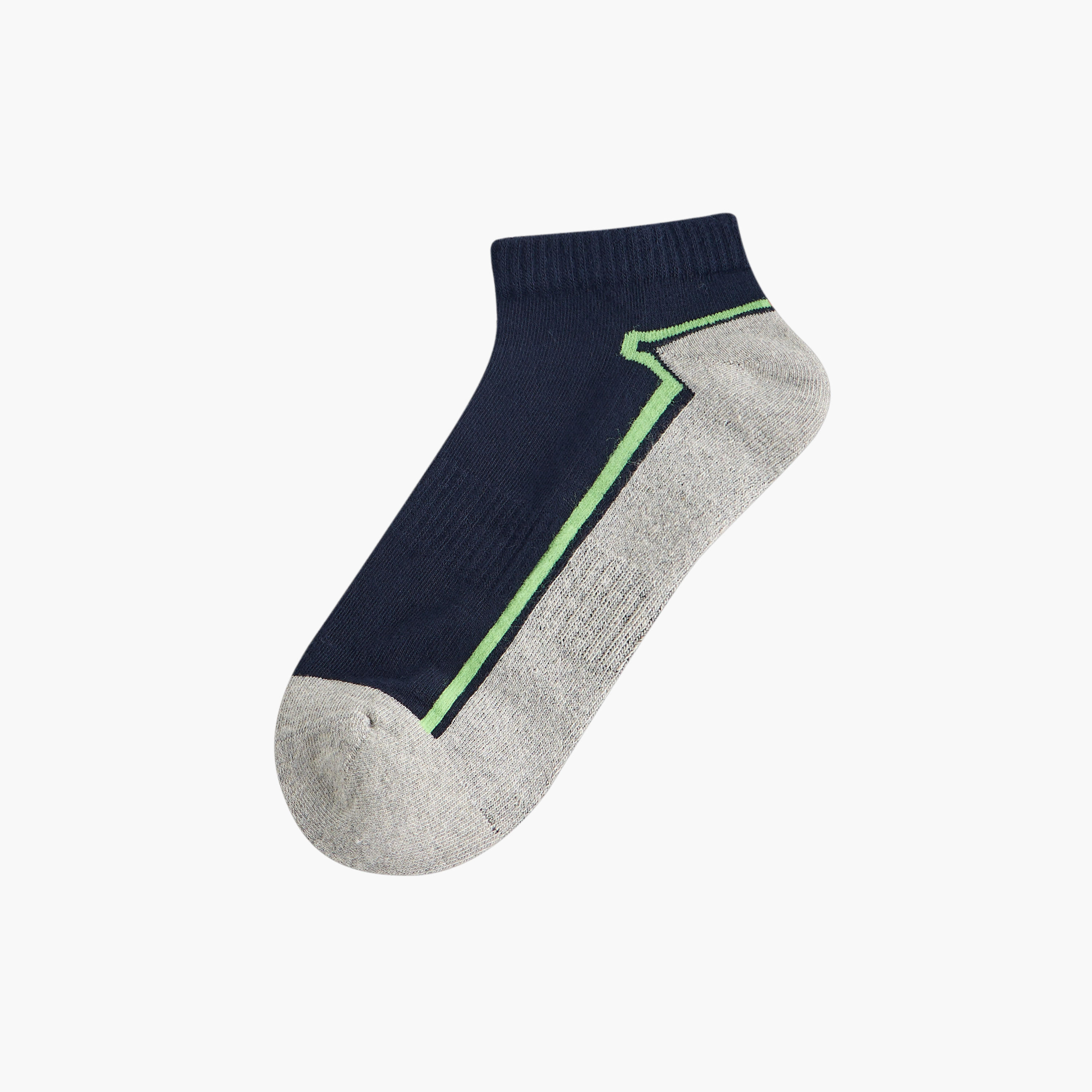Set of 3 - Printed Half Terry Ankle Length Socks-men-socks-image-2