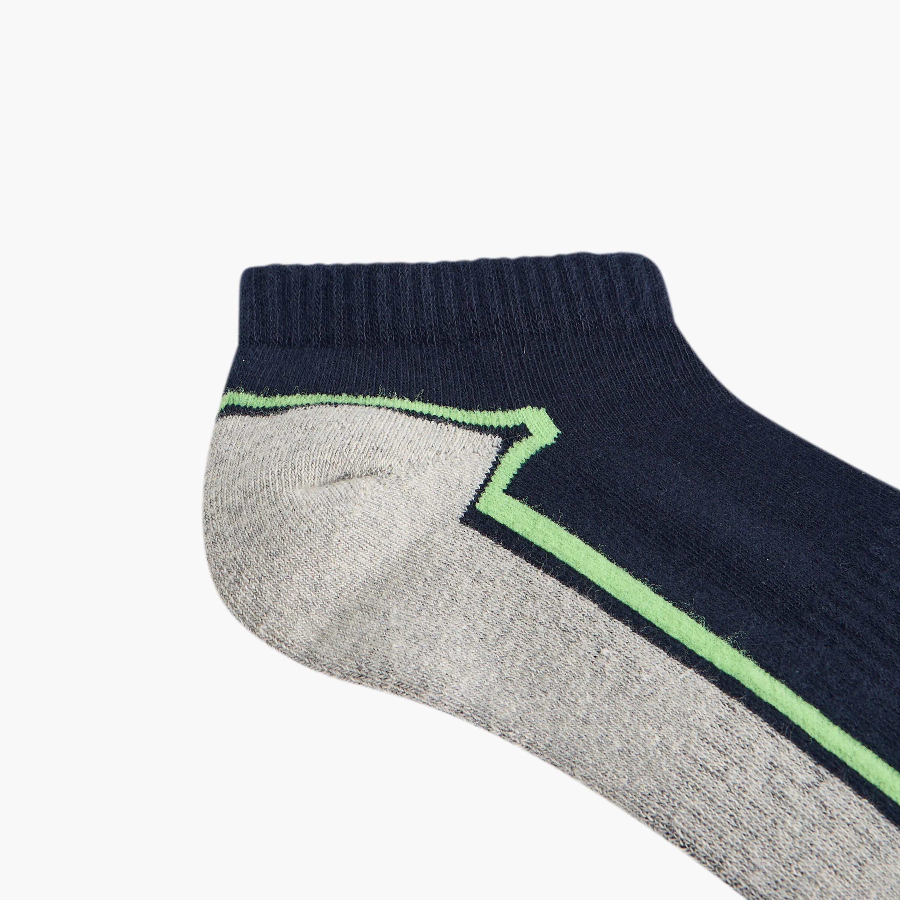 Set of 3 - Printed Half Terry Ankle Length Socks-men-socks-image-5