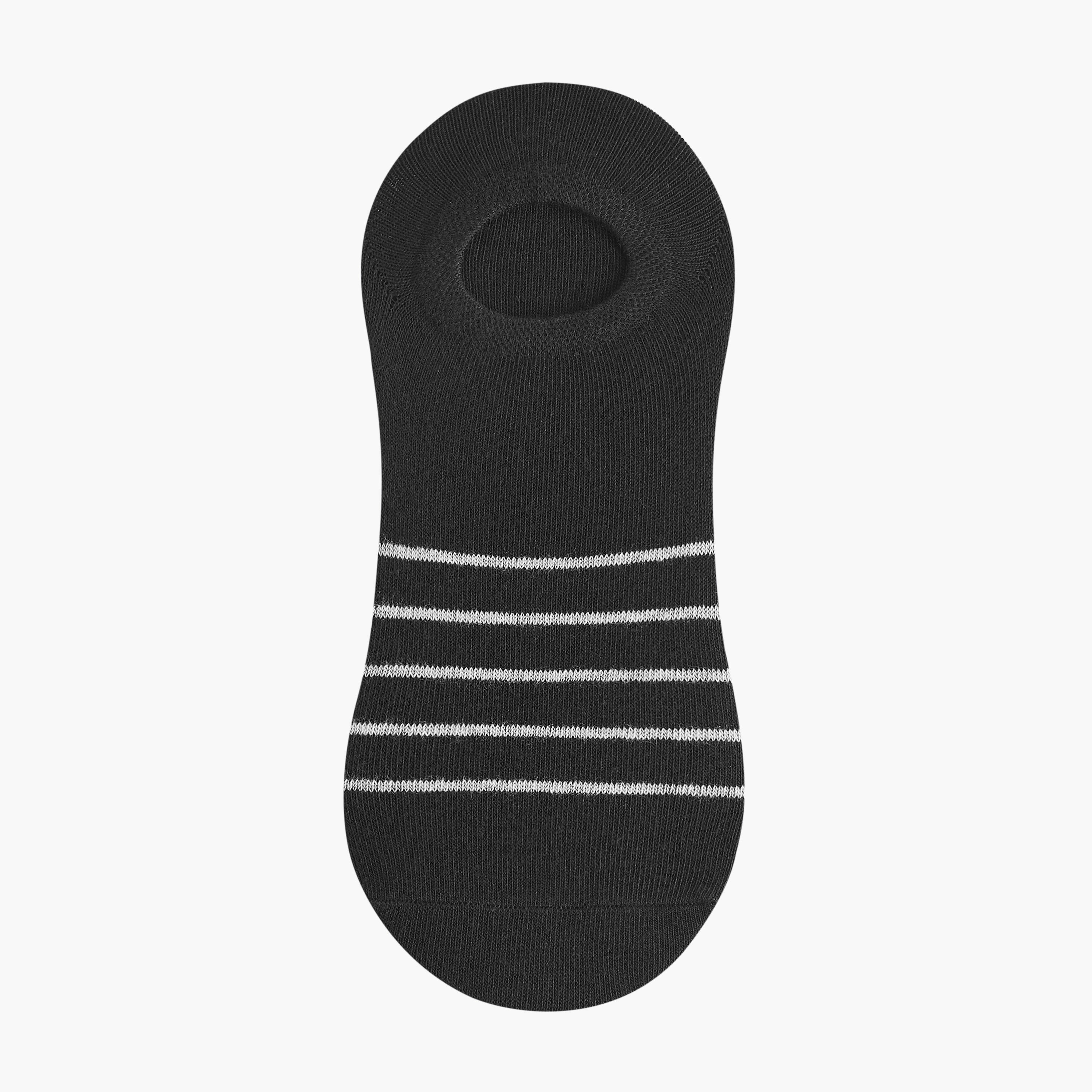 طقم جوارب 3 أزواج مخططة غير مرئية-men-socks-image-2