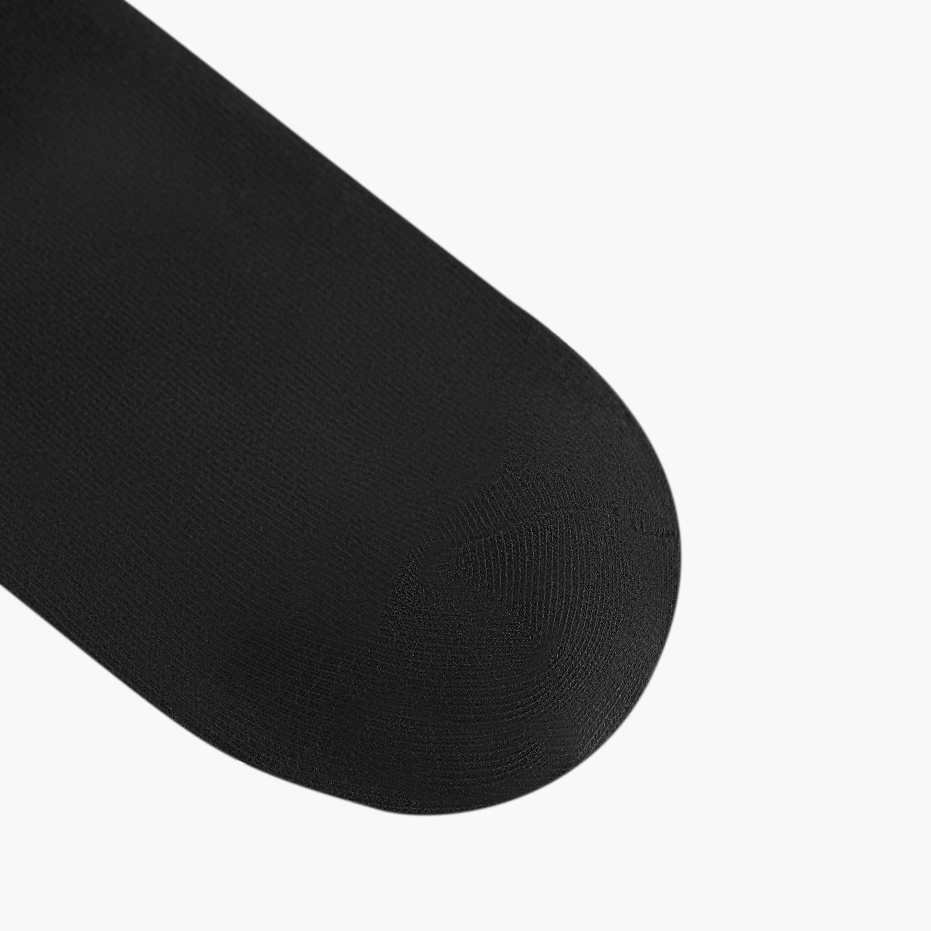 طقم جوارب 3 أزواج مخططة ومضلعة بطول ربلة الساق-men-socks-image-5