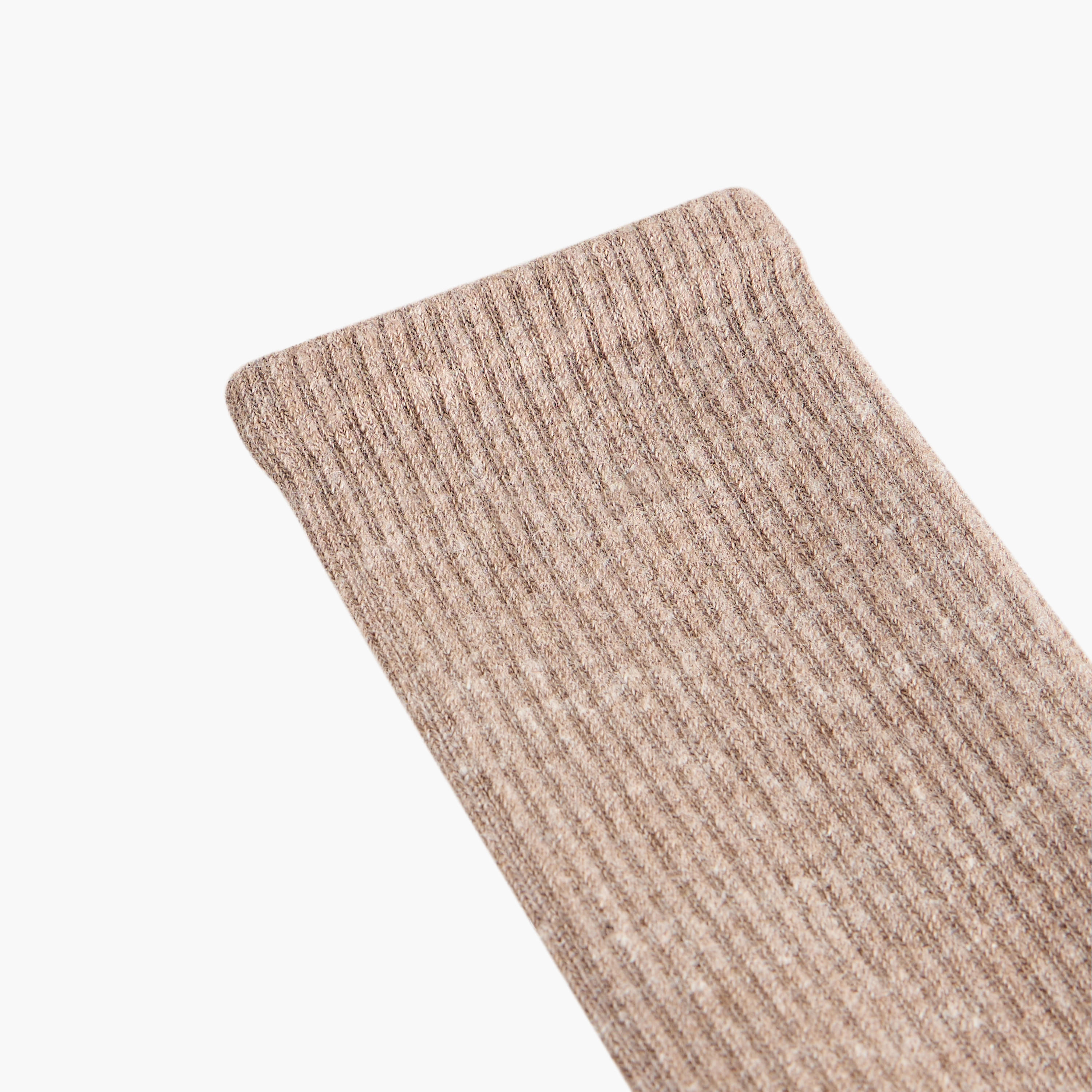 طقم جوارب 3 أزواج مضلعة بطول ربلة الساق-men-socks-image-3