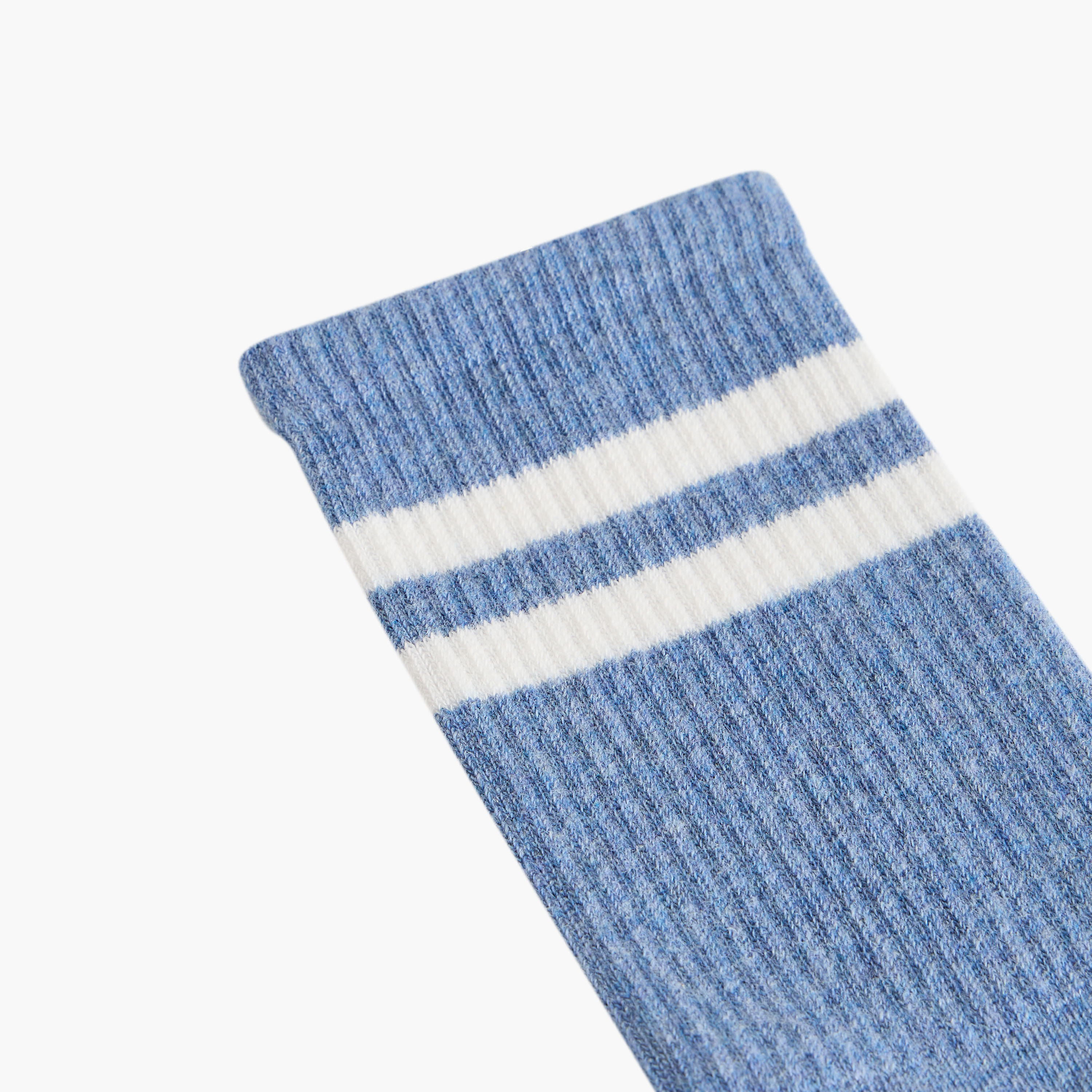طقم جوارب 3 أزواج مخططة ومضلعة بطول ربلة الساق-men-socks-image-3