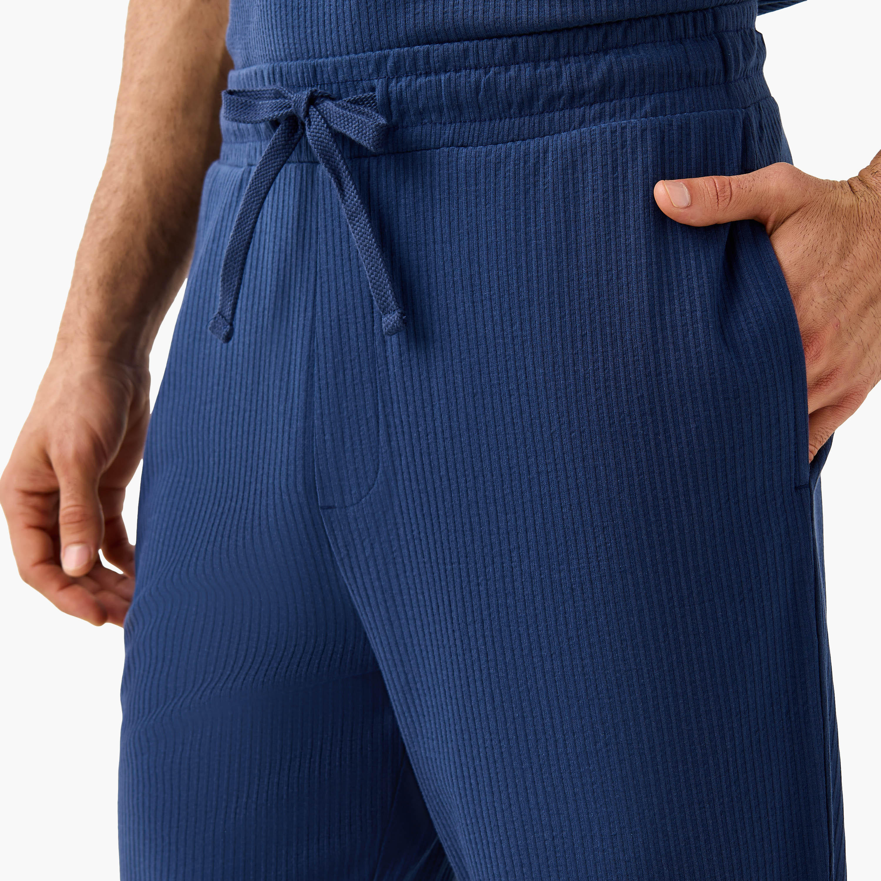 طقم بيجاما مضلع-men-clothing-nightwear-sets-image-1