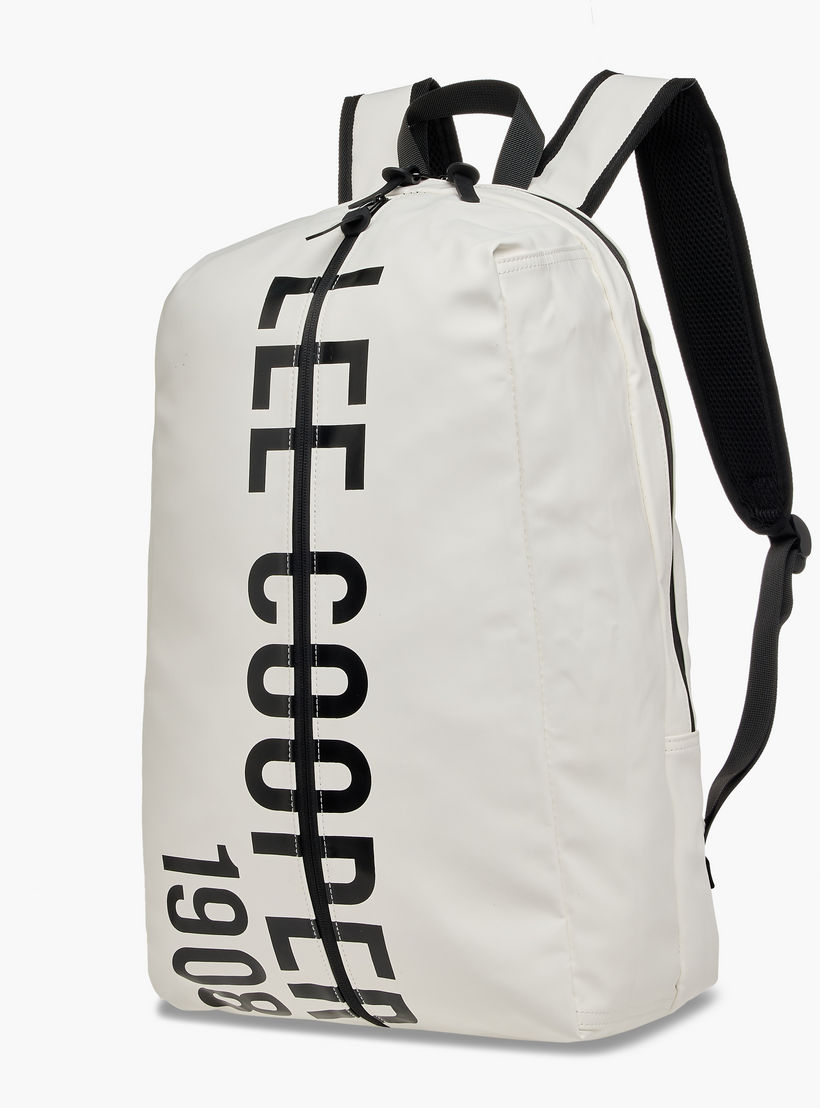 Lee Cooper Backpack with Adjustable Straps and Zip Closure - 33x16x47 cm-men-bags-image-4