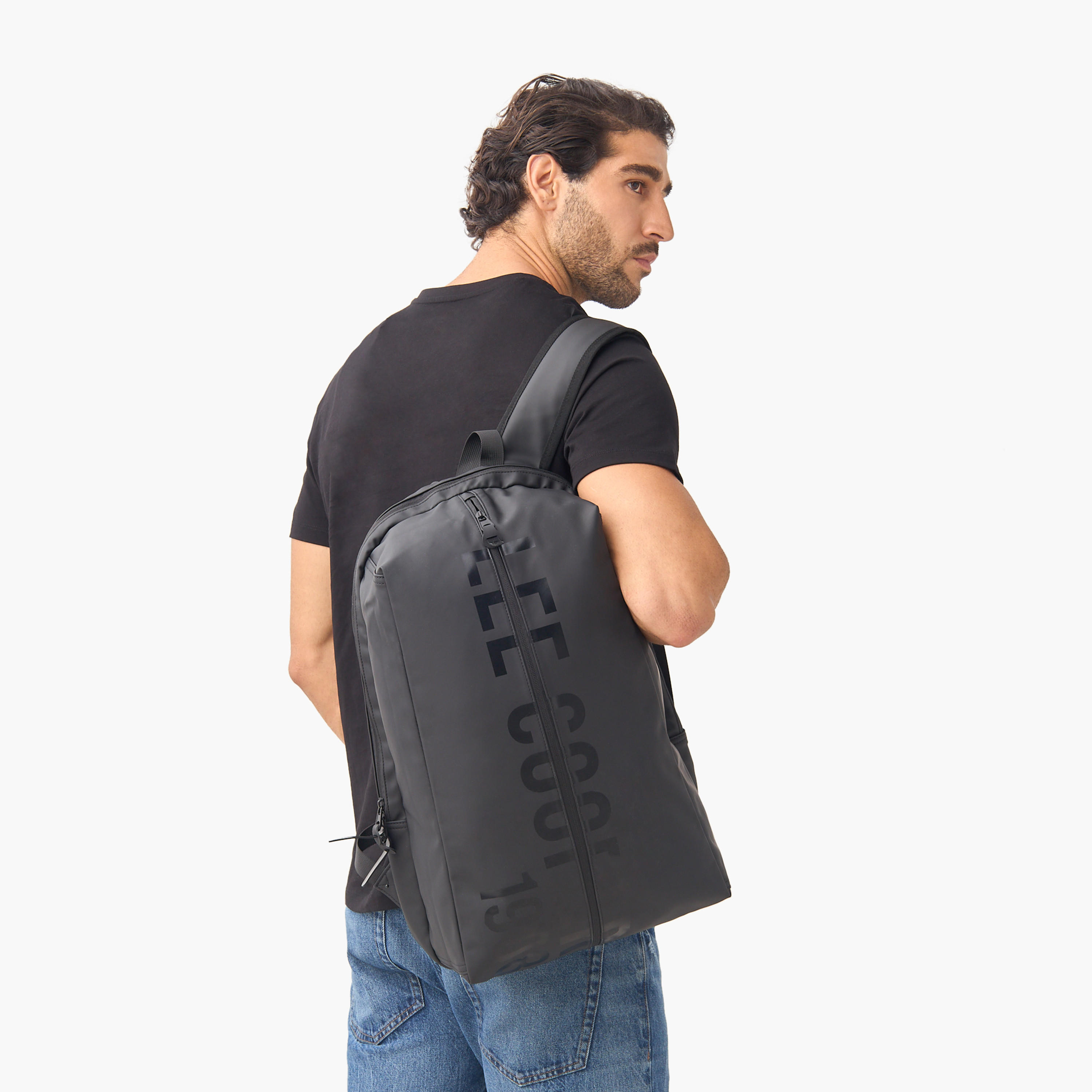Backpack with Adjustable Shoulder Straps with zip closer  - 33x16x47 cm-men-bags-image-2