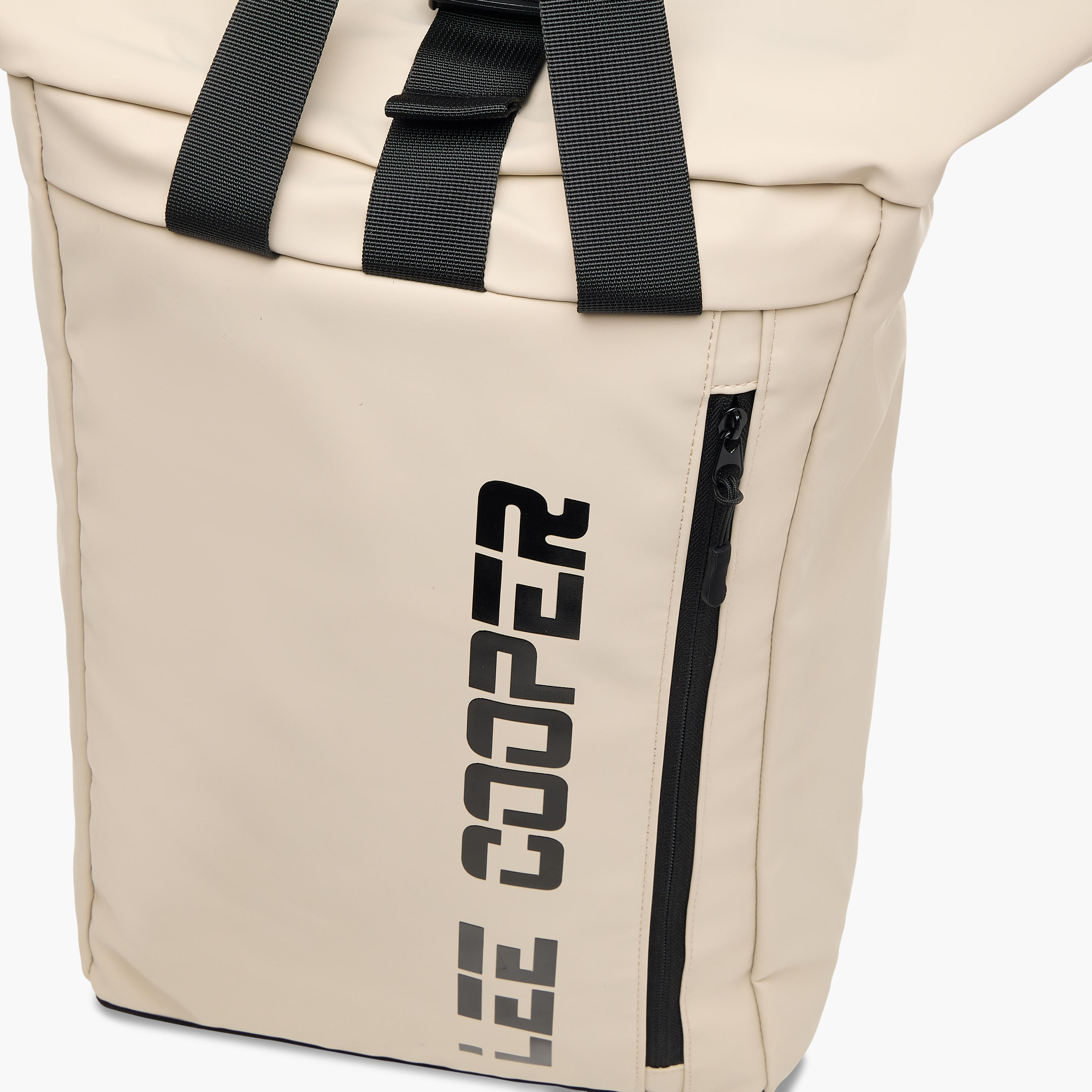 شنطة ظهر بطبعات شعار وحمالات قابلة للتعديل وسحاب إغلاق من لي كوبر - 30x16x47 سم-men-bags-image-5