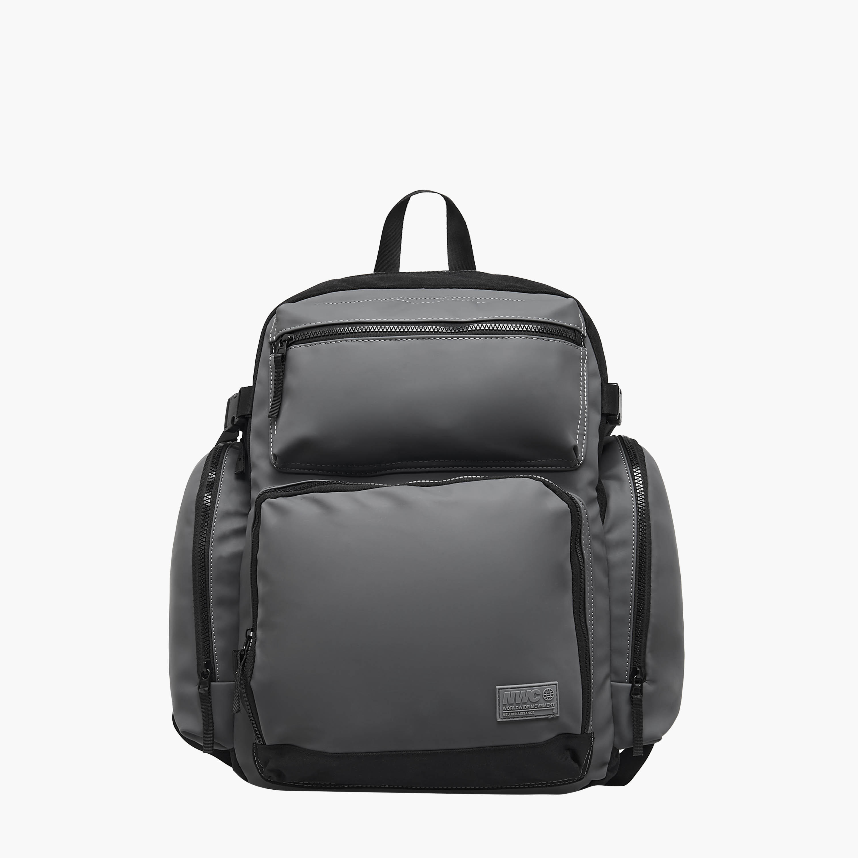 شنطة ظهر بأحزمة قابلة للتعديل وسحّاب إغلاق - 35x16x46 سم-men-bags-image-1
