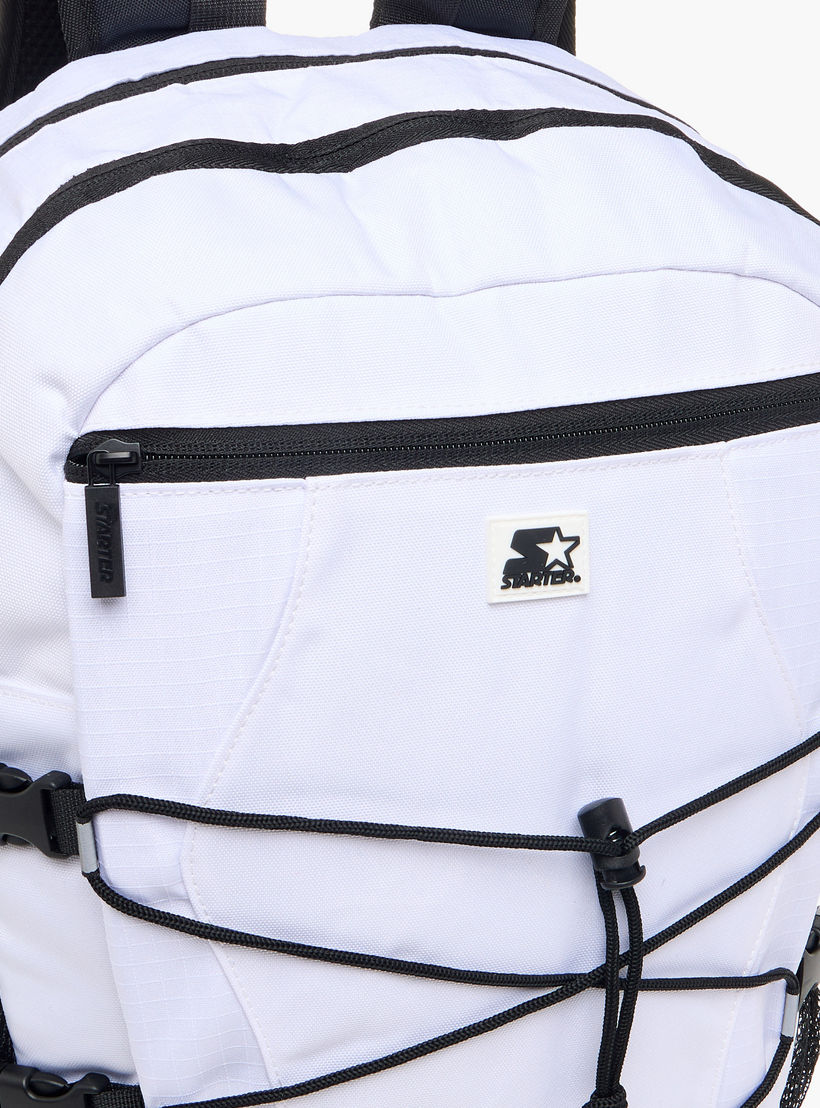 Starter Drawstring Backpack with Adjustable Straps and Zip Closure-men-bags-image-5
