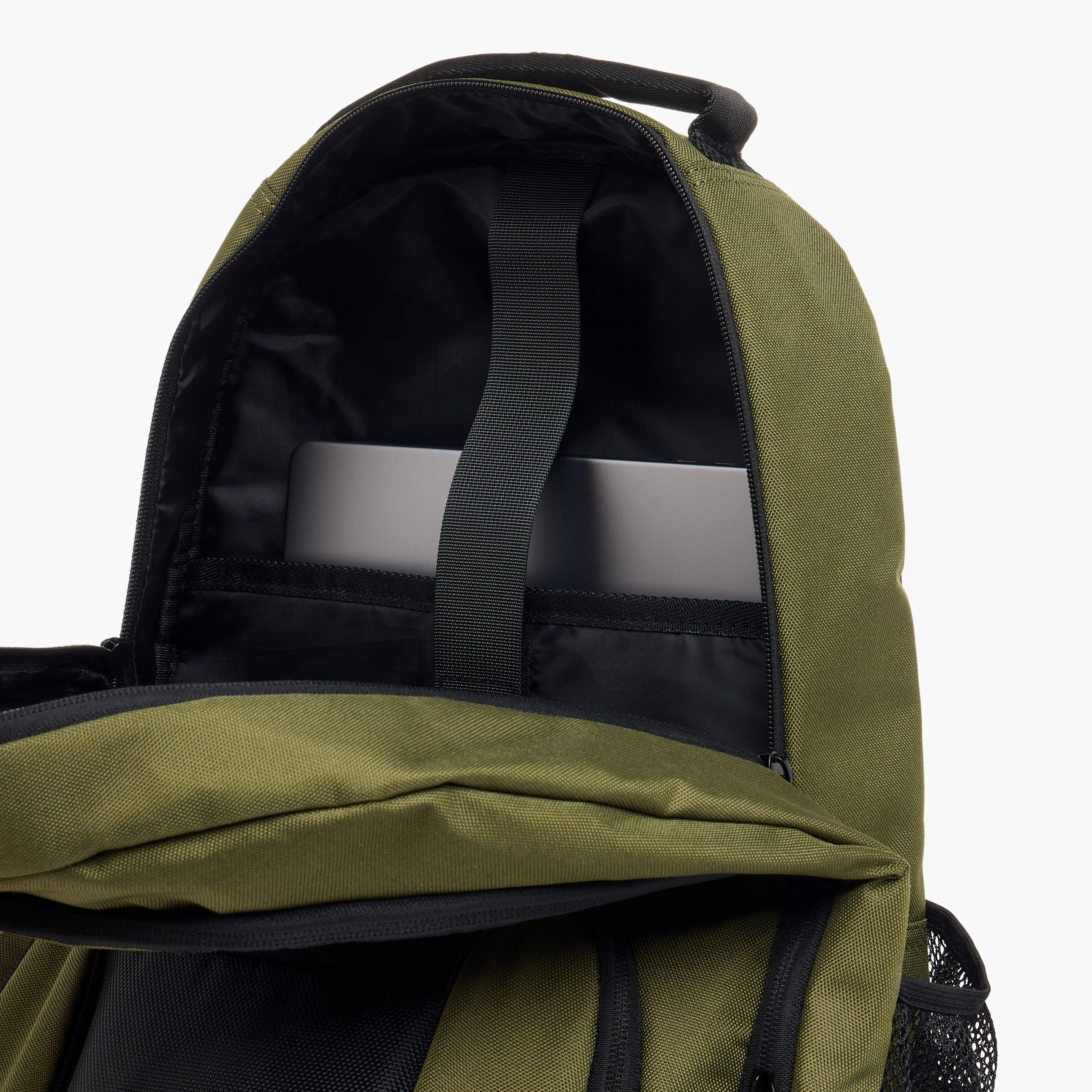 شنطة ظهر متعددة الجيوب بحزام كتف قابل للتعديل وسحّاب إغلاق - 33x16x46 سم-men-bags-image-1