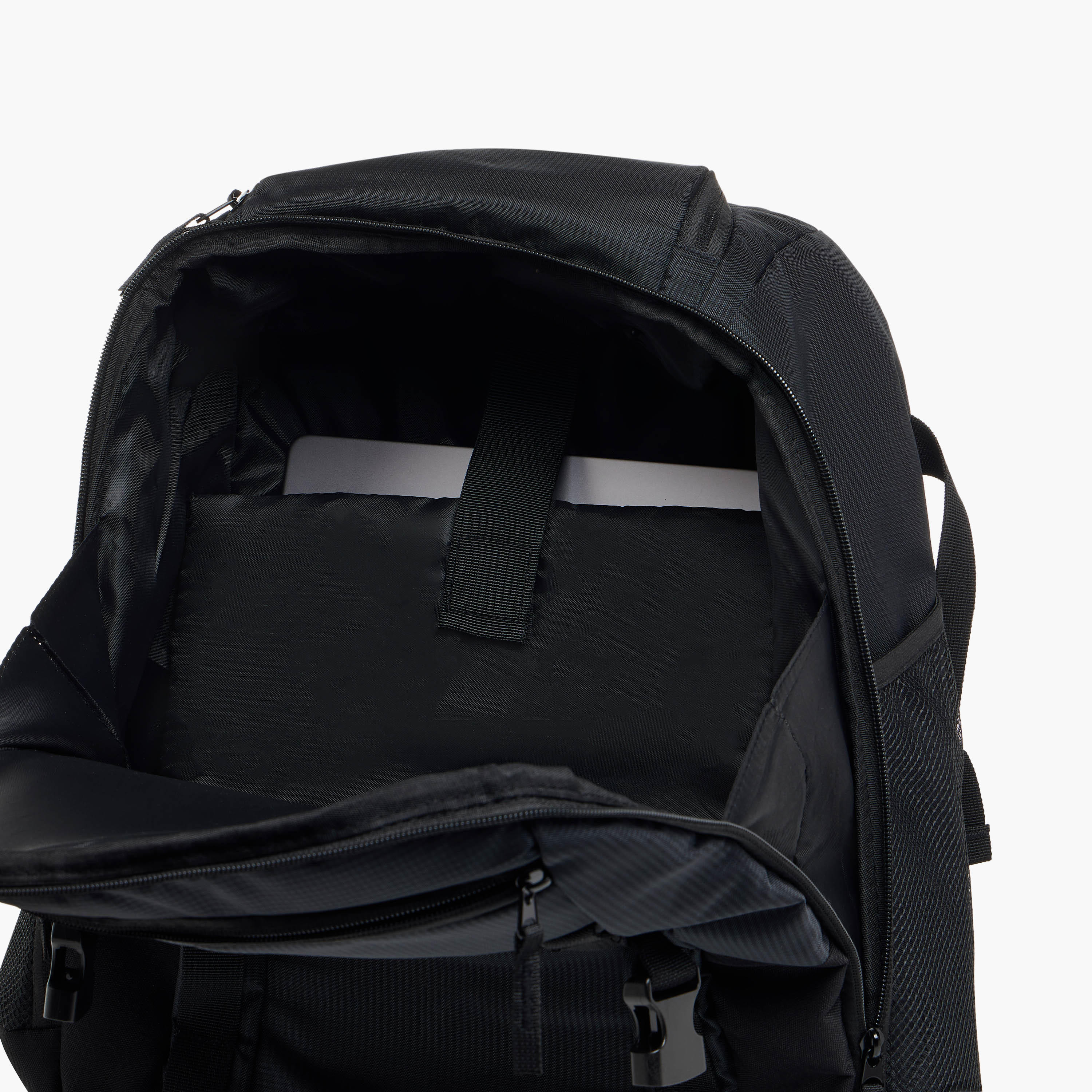 شنطة ظهر بارزة الملمس بأحزمة كتف قابلة للتعديل وسحّاب إغلاق-men-bags-image-8