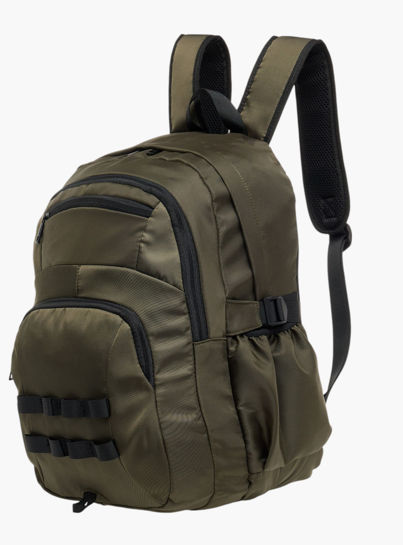 شنطة ظهر بأحزمة قابلة للتعديل وسحّاب إغلاق - 35x17x46 سم-men-bags-image-4