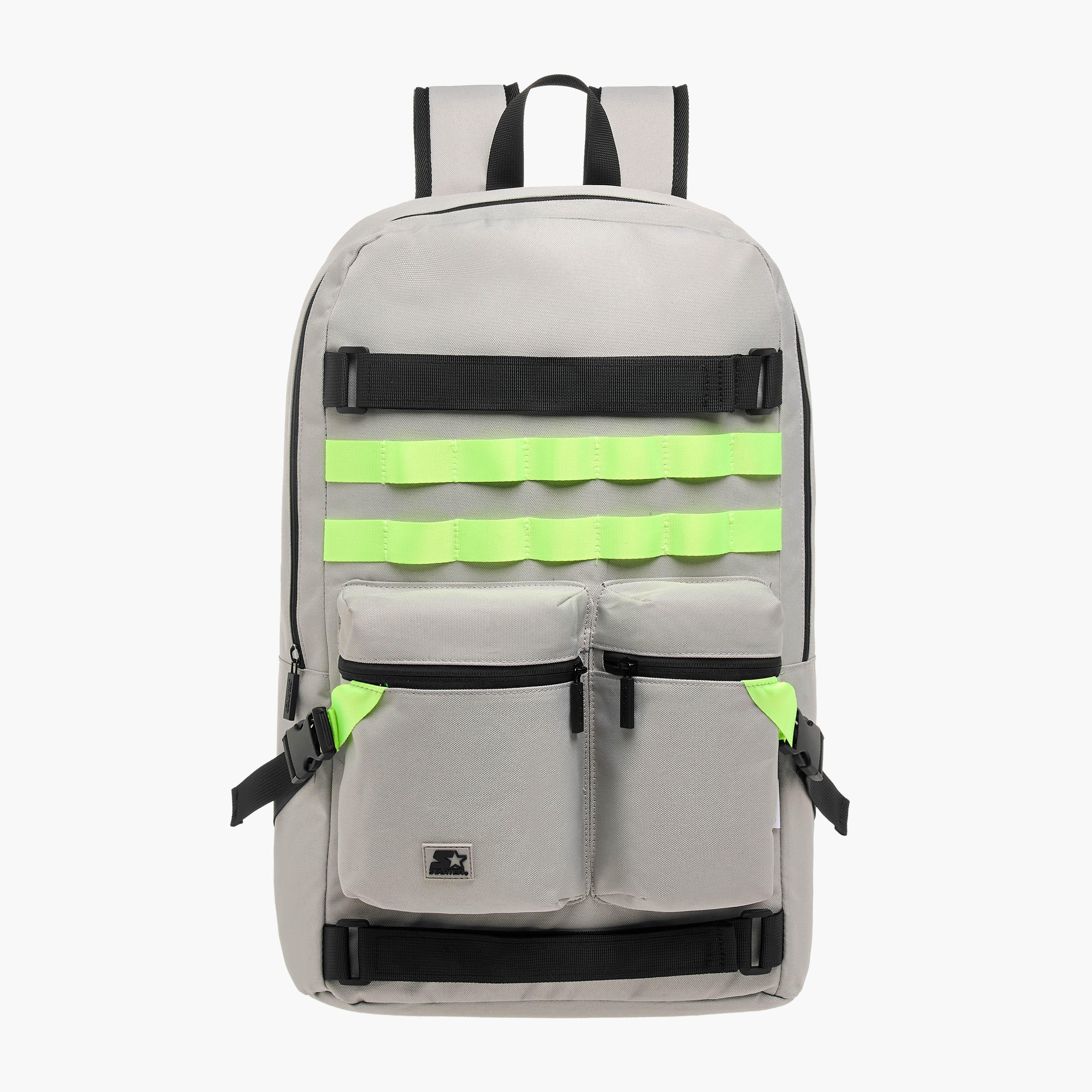 شنطة ظهر  بأحزمة قابلة للتعديل وتزيينات من ستارتر - 32x17x52 سم-men-bags-image-9
