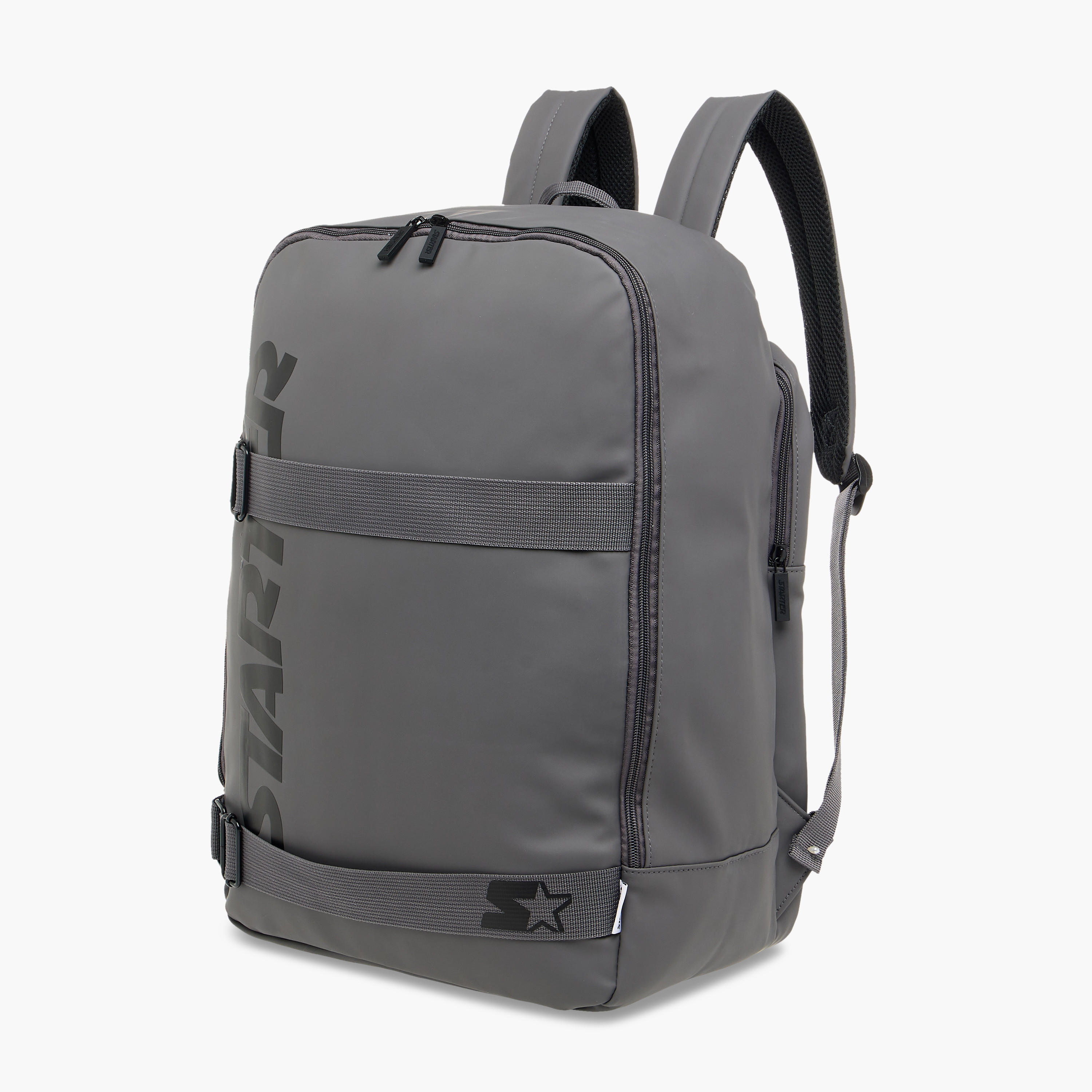 شنطة ظهر بحمالات قابلة للتعديل وسحاب إغلاق وطبعات شعار من ستارتر - 33x16x47 سم-men-bags-image-6