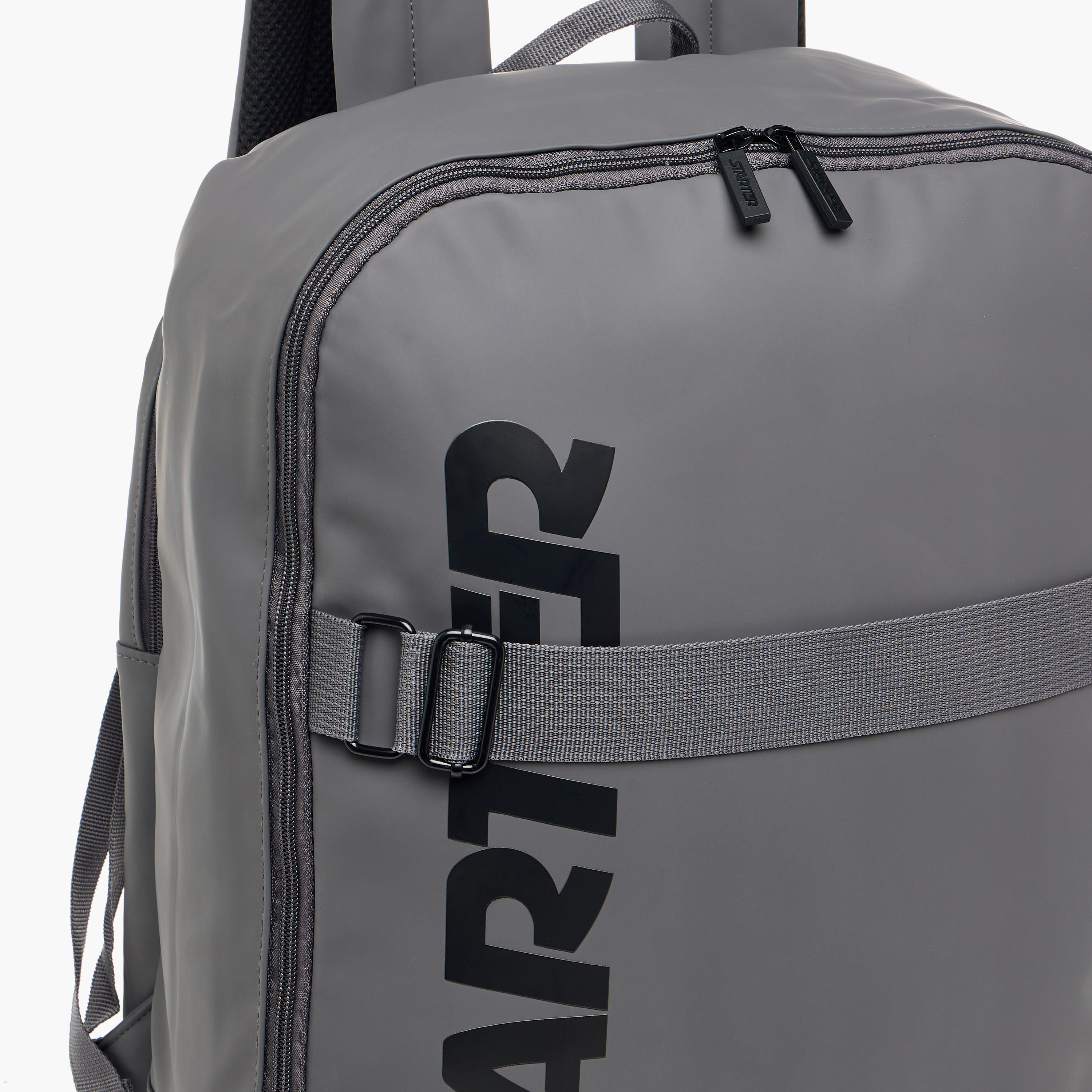 شنطة ظهر بحمالات قابلة للتعديل وسحاب إغلاق وطبعات شعار من ستارتر - 33x16x47 سم-men-bags-image-3
