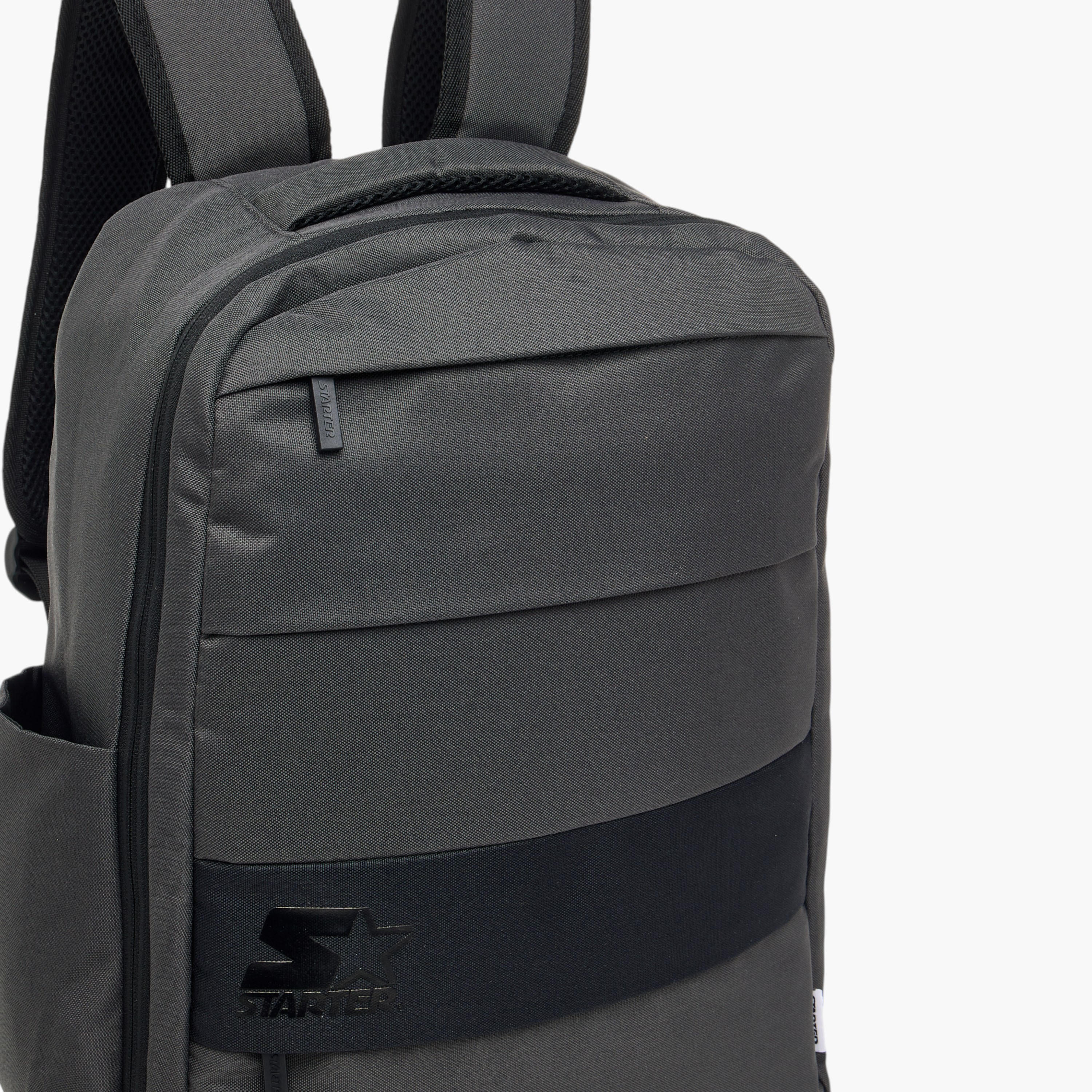 شنطة ظهر بارزة الملمس بحمالات قابلة للتعديل وسحاب إغلاق من ستارتر-men-bags-image-5