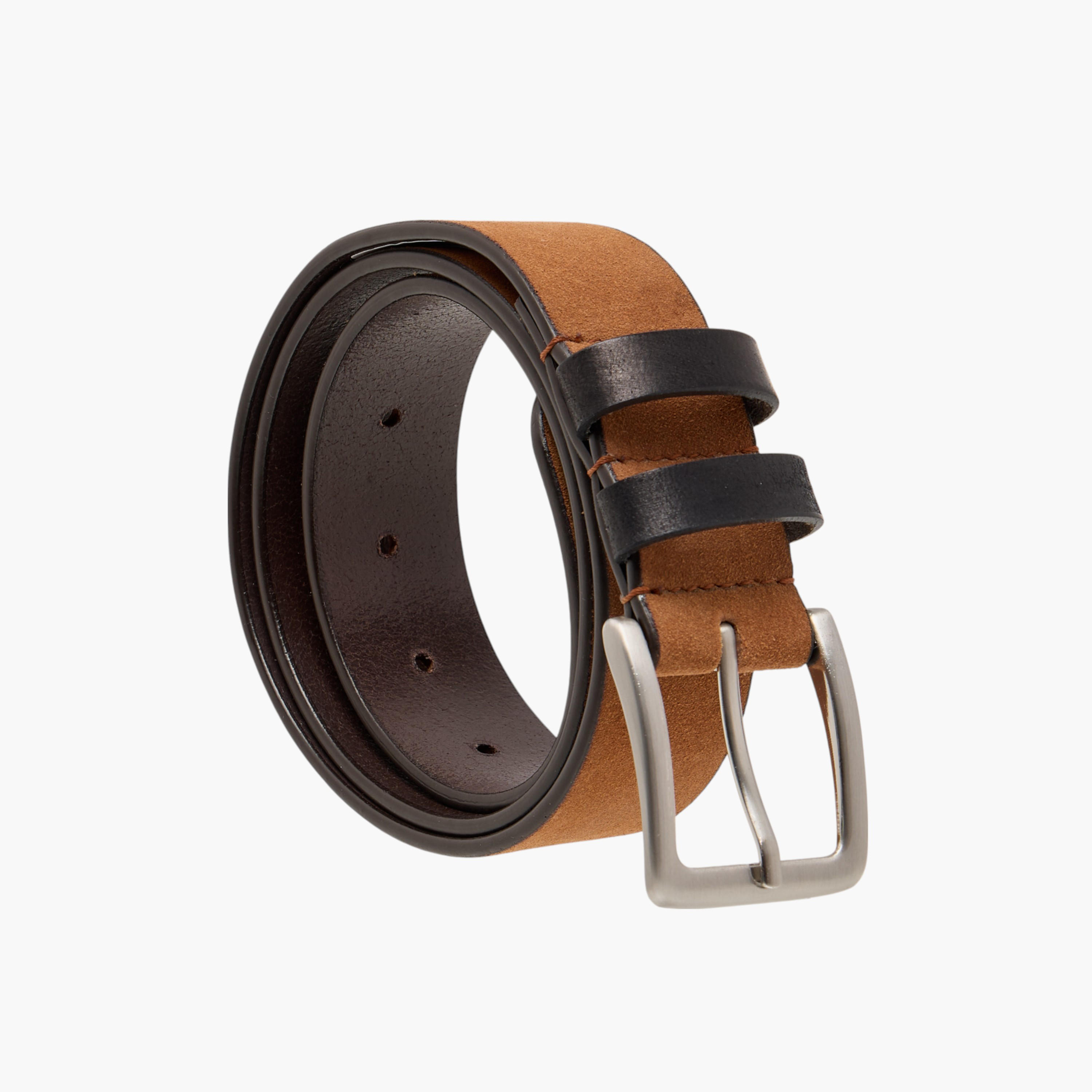 Leather Belt with Pin Buckle Closure-men-beltsandwallets-belts-image-1