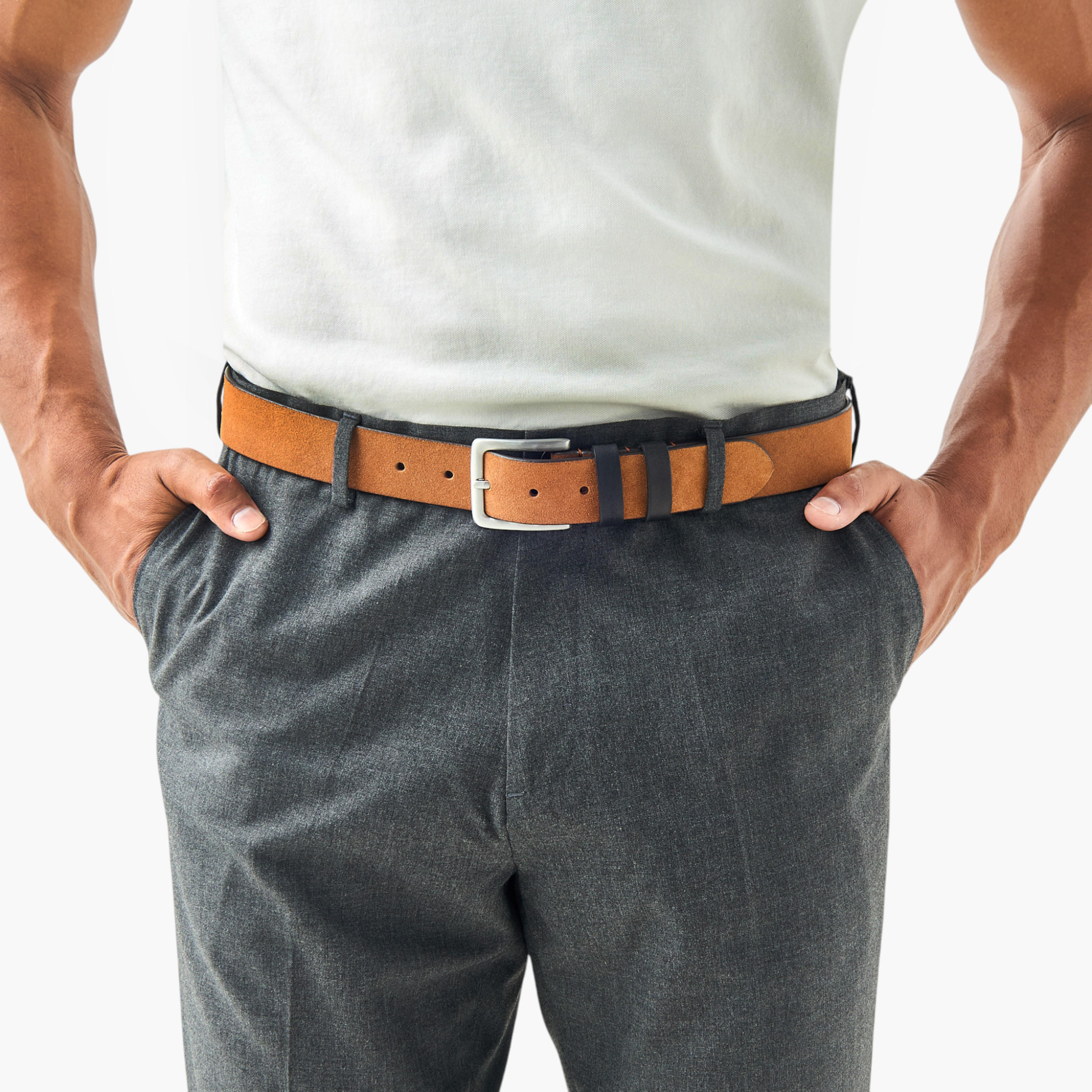 Leather Belt with Pin Buckle Closure-men-beltsandwallets-belts-image-2