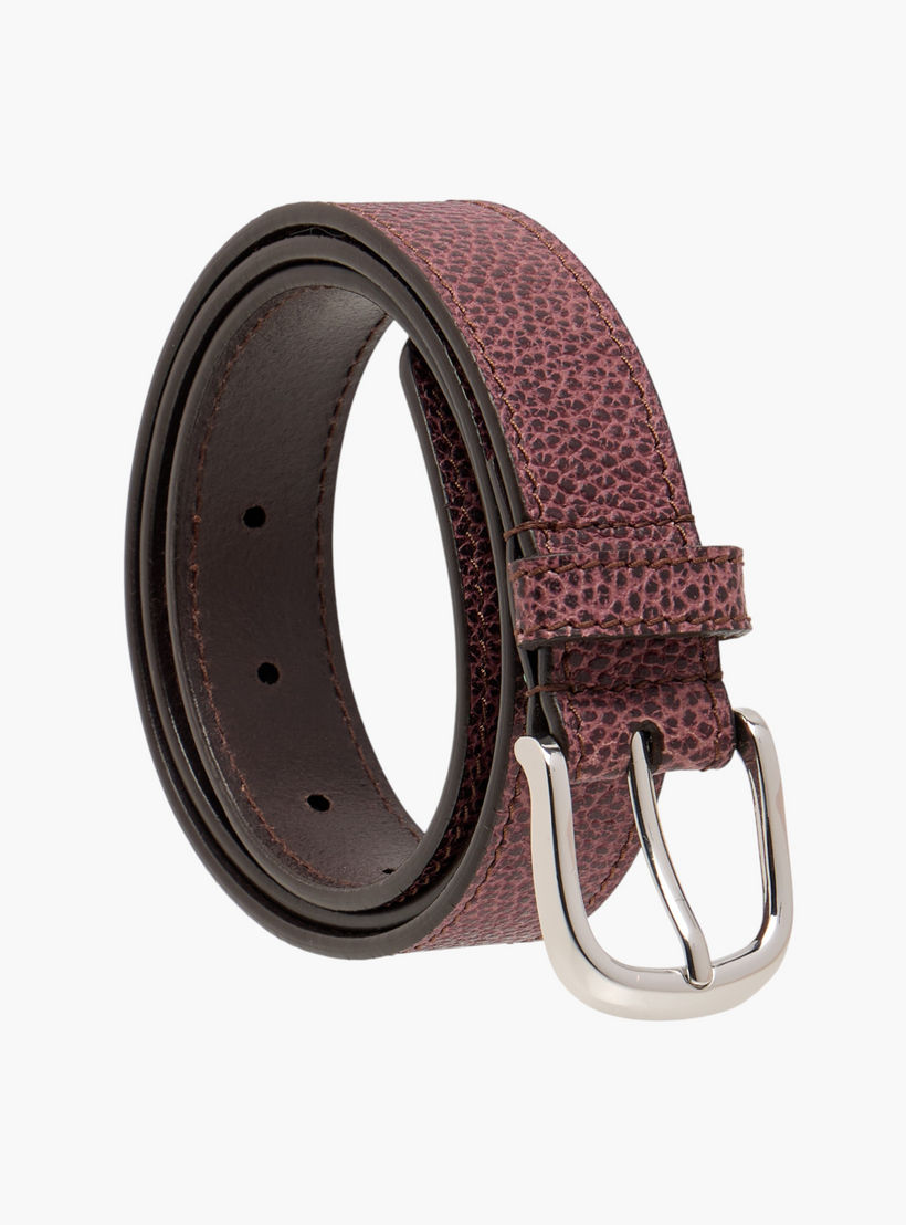 Textured Leather Belt with Pin Buckle Closure-men-beltsandwallets-belts-image-1