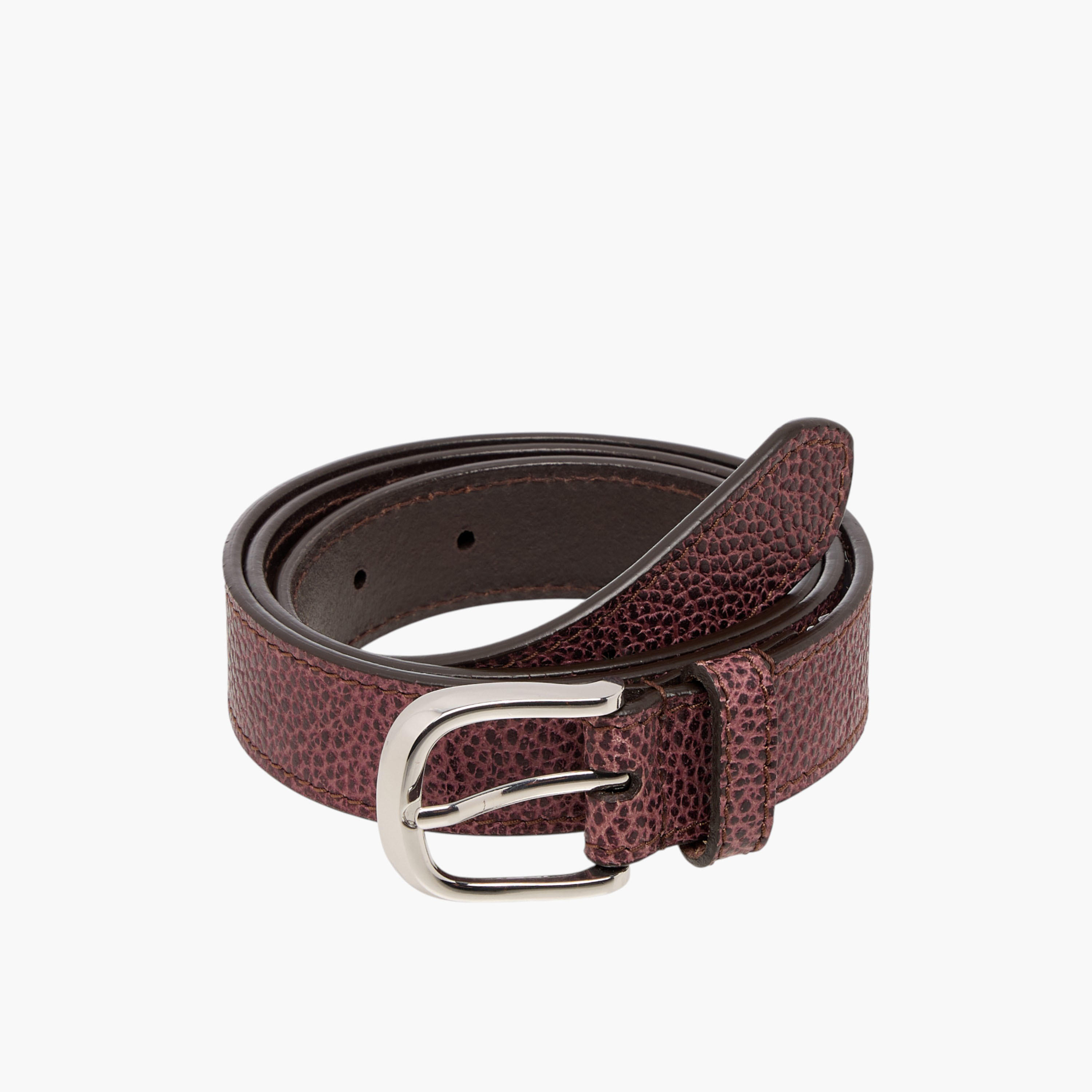 Textured Leather Belt with Pin Buckle Closure-men-beltsandwallets-belts-image-3