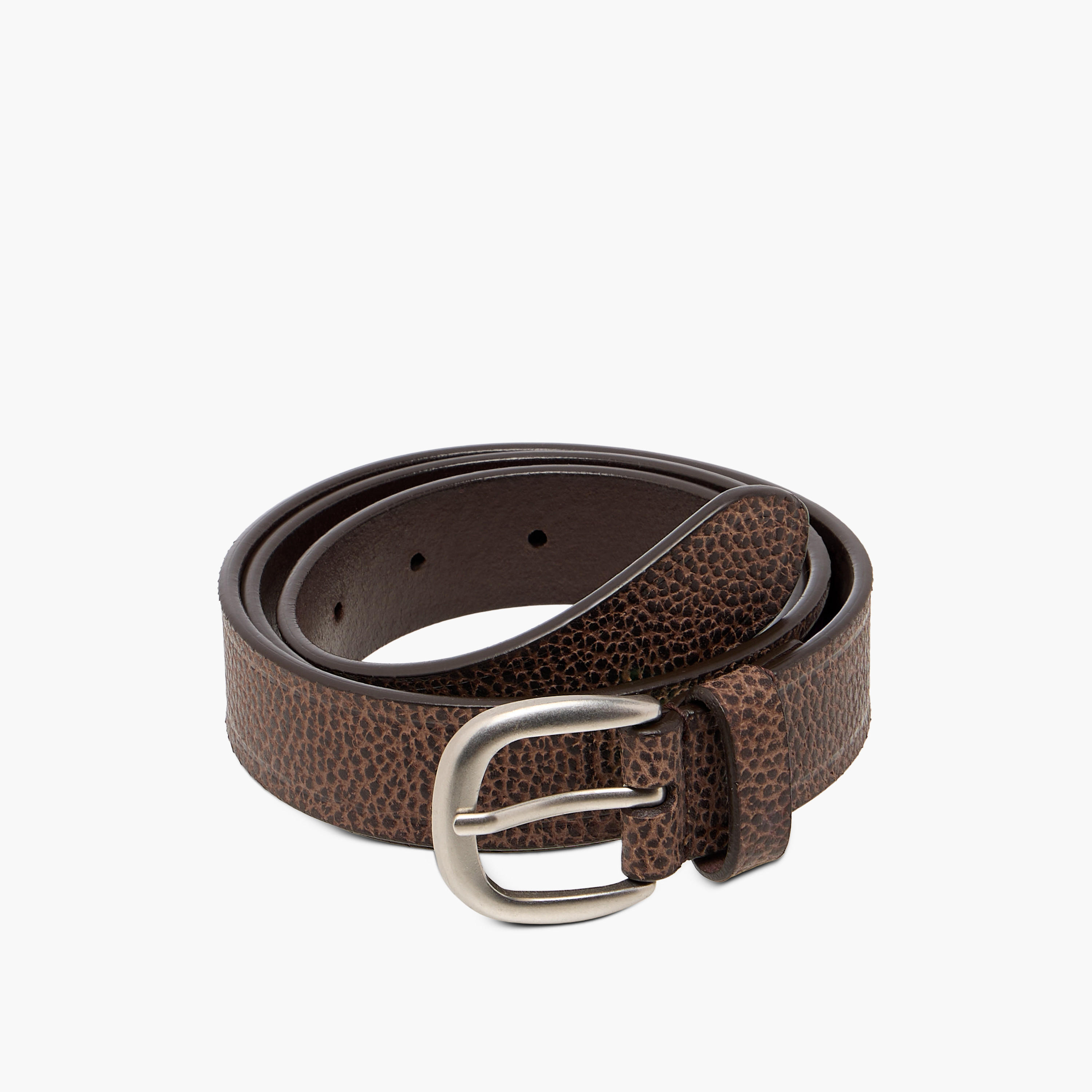 Textured Leather Pin Buckle Closure Belt-men-beltsandwallets-belts-image-3