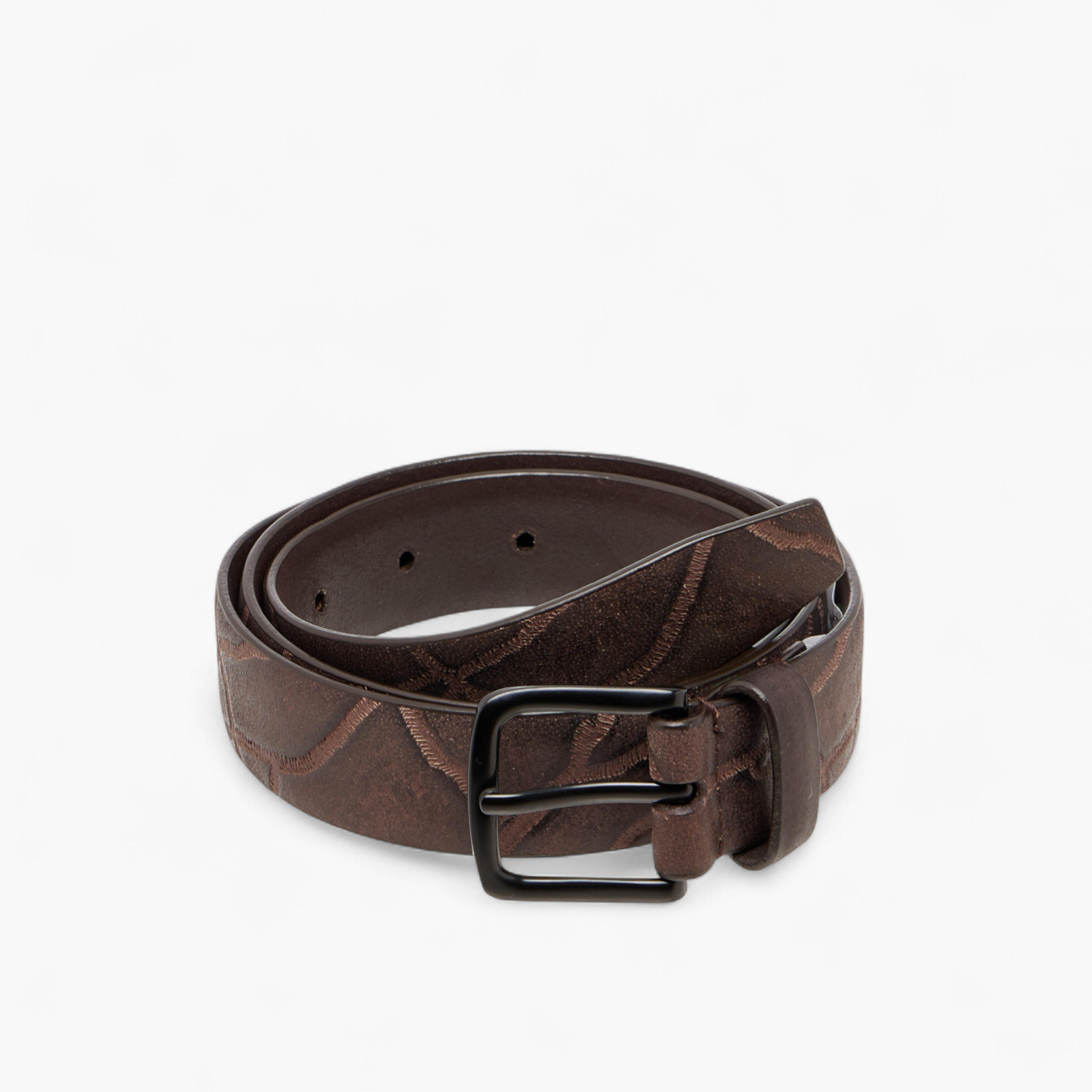 حزام جلد بارز الملمس بإبزيم إغلاق بدبوس-men-beltsandwallets-belts-image-4