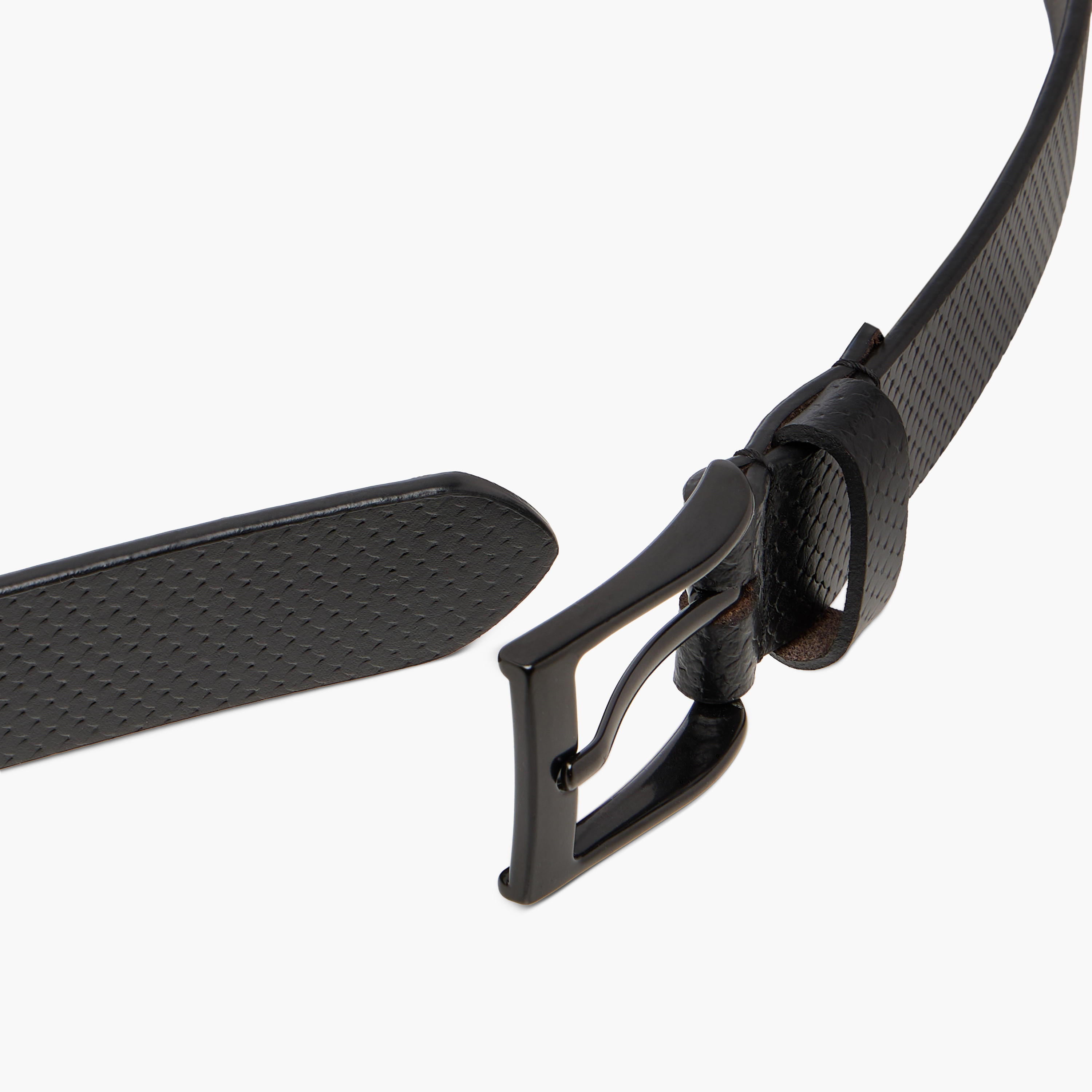 Textured Leather Pin Buckle Closure Belt-men-beltsandwallets-belts-image-6