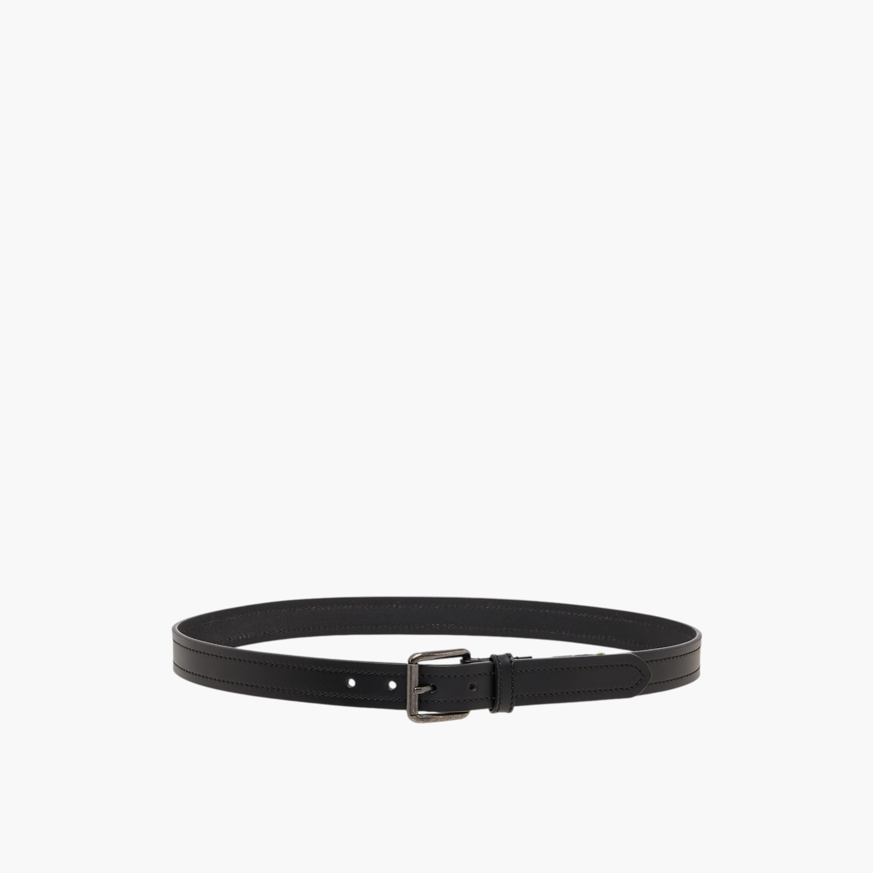 حزام جلد بارز الملمس بإبزيم إغلاق بدبوس-men-beltsandwallets-belts-image-2