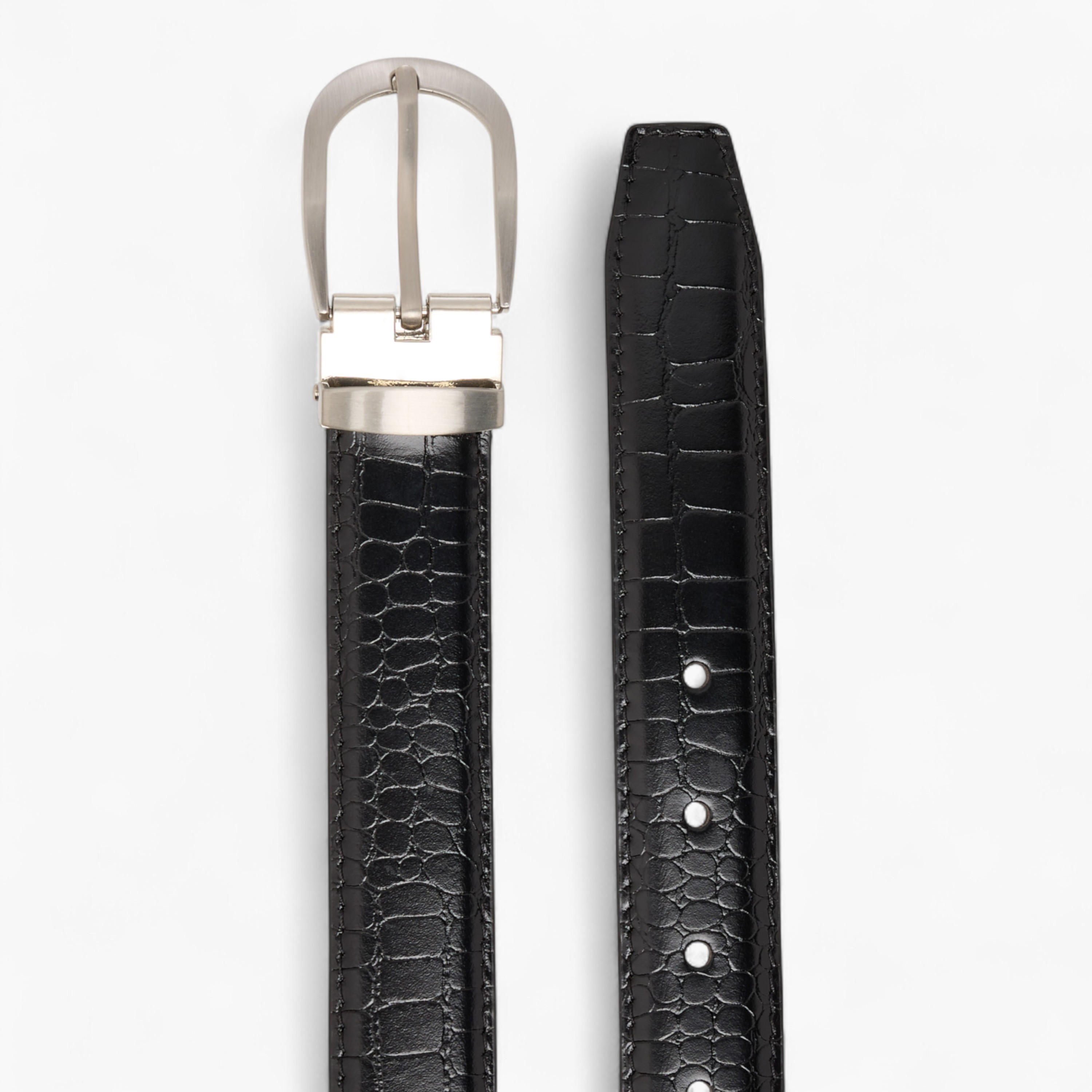 حزام جلد بارز الملمس بإبزيم إغلاق بدبوس-men-beltsandwallets-belts-image-3