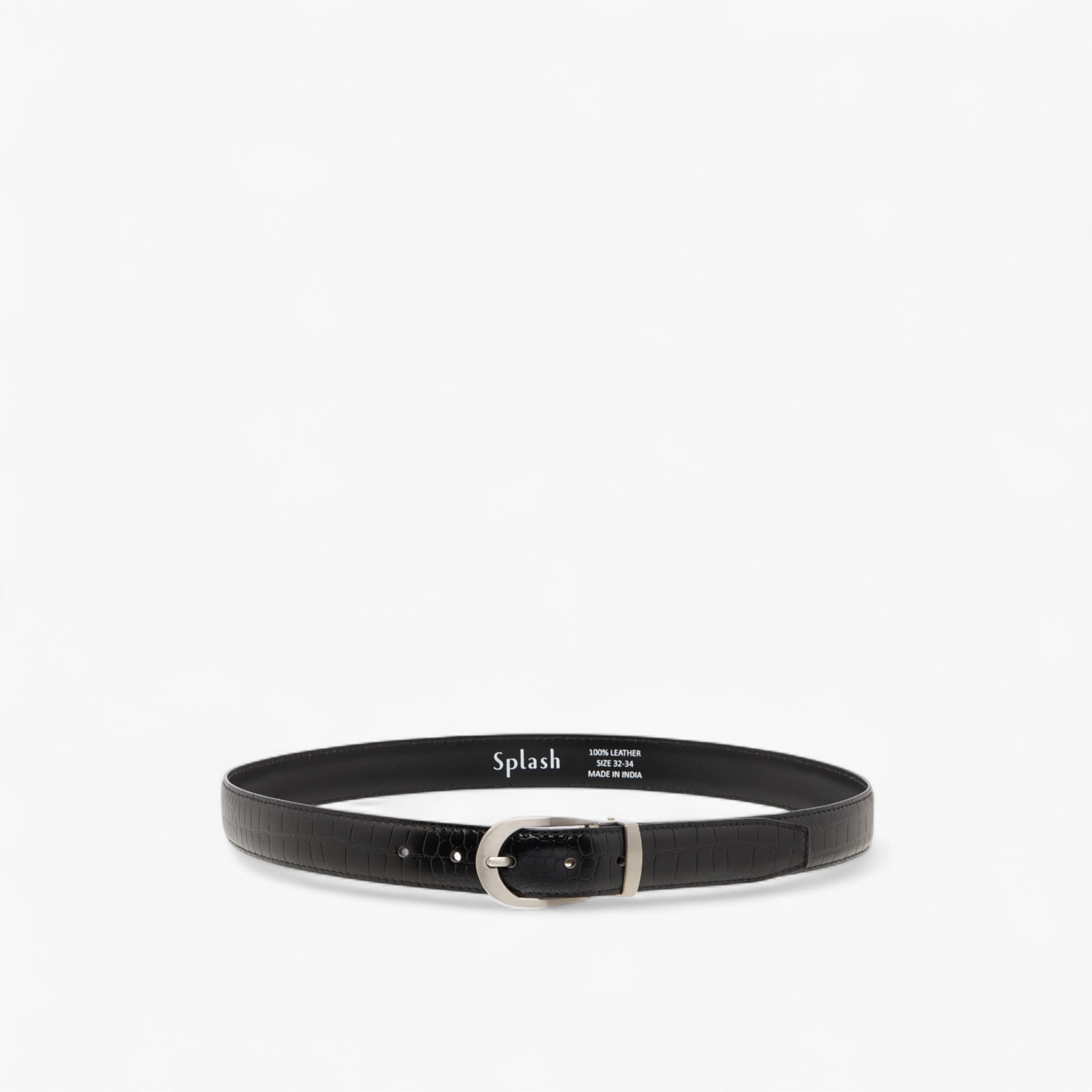 حزام جلد بارز الملمس بإبزيم إغلاق بدبوس-men-beltsandwallets-belts-image-2