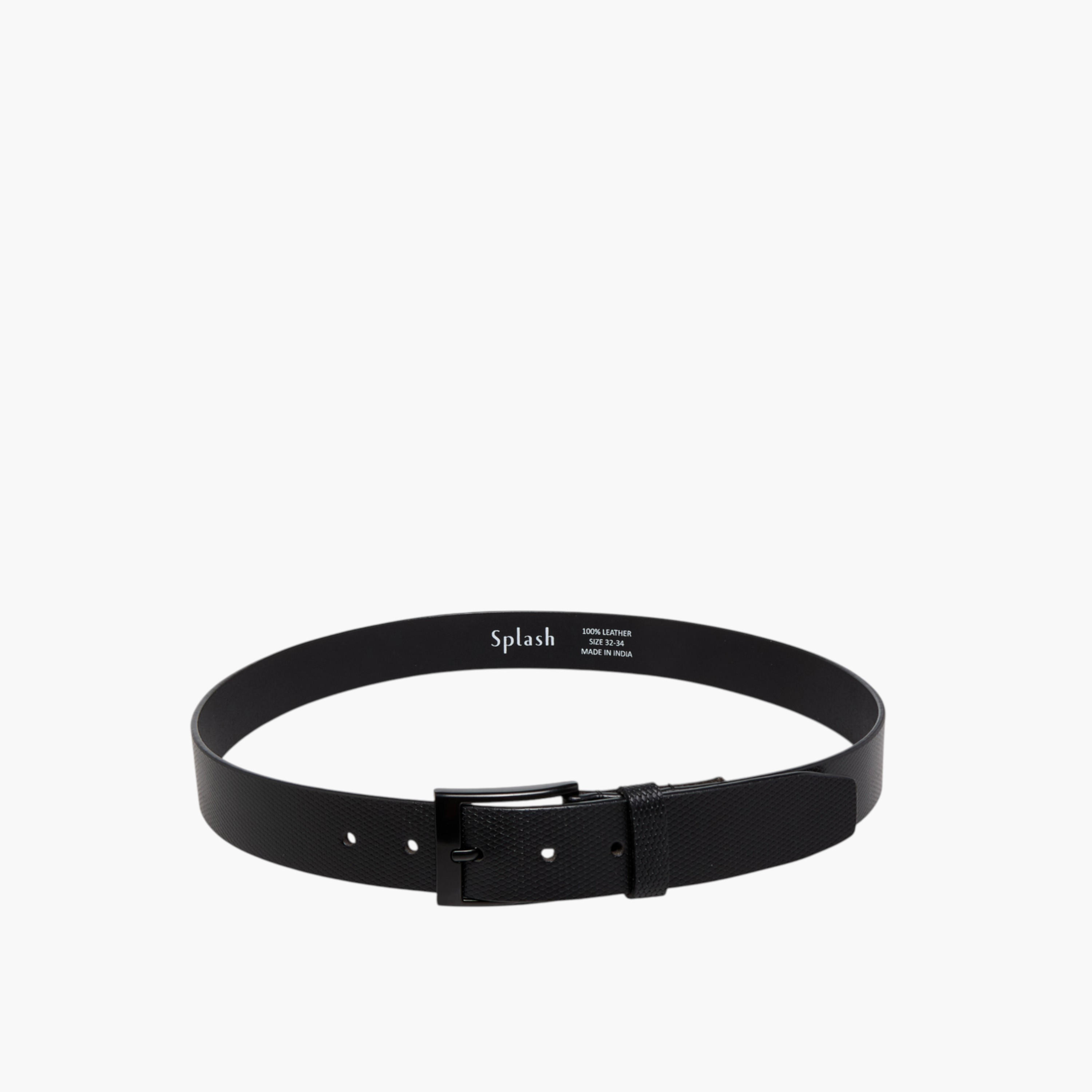 حزام جلد بارز الملمس بإبزيم إغلاق بدبوس-men-beltsandwallets-belts-image-2