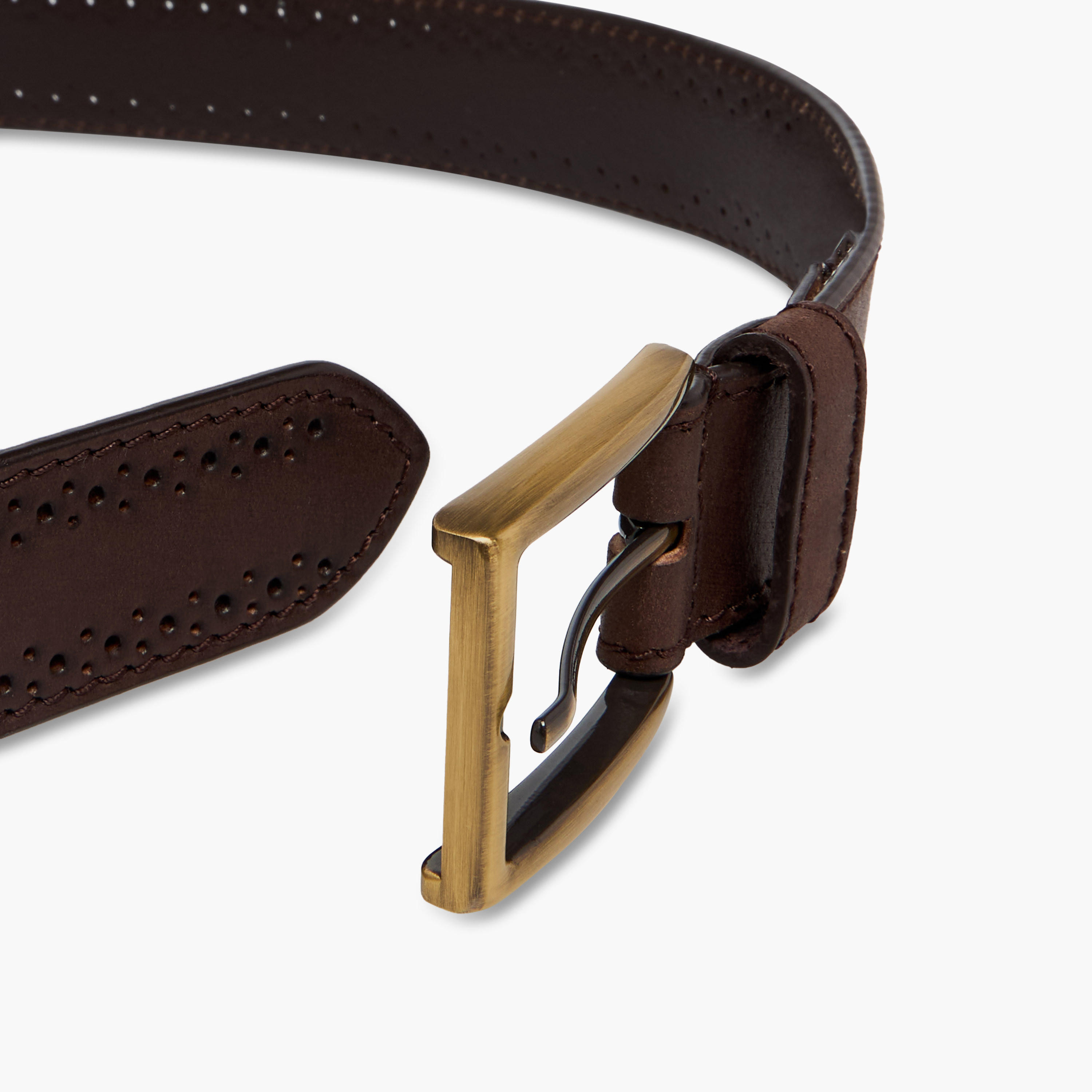 حزام جلد مثقّب بإبزيم إغلاق بدبوس-men-beltsandwallets-belts-image-6
