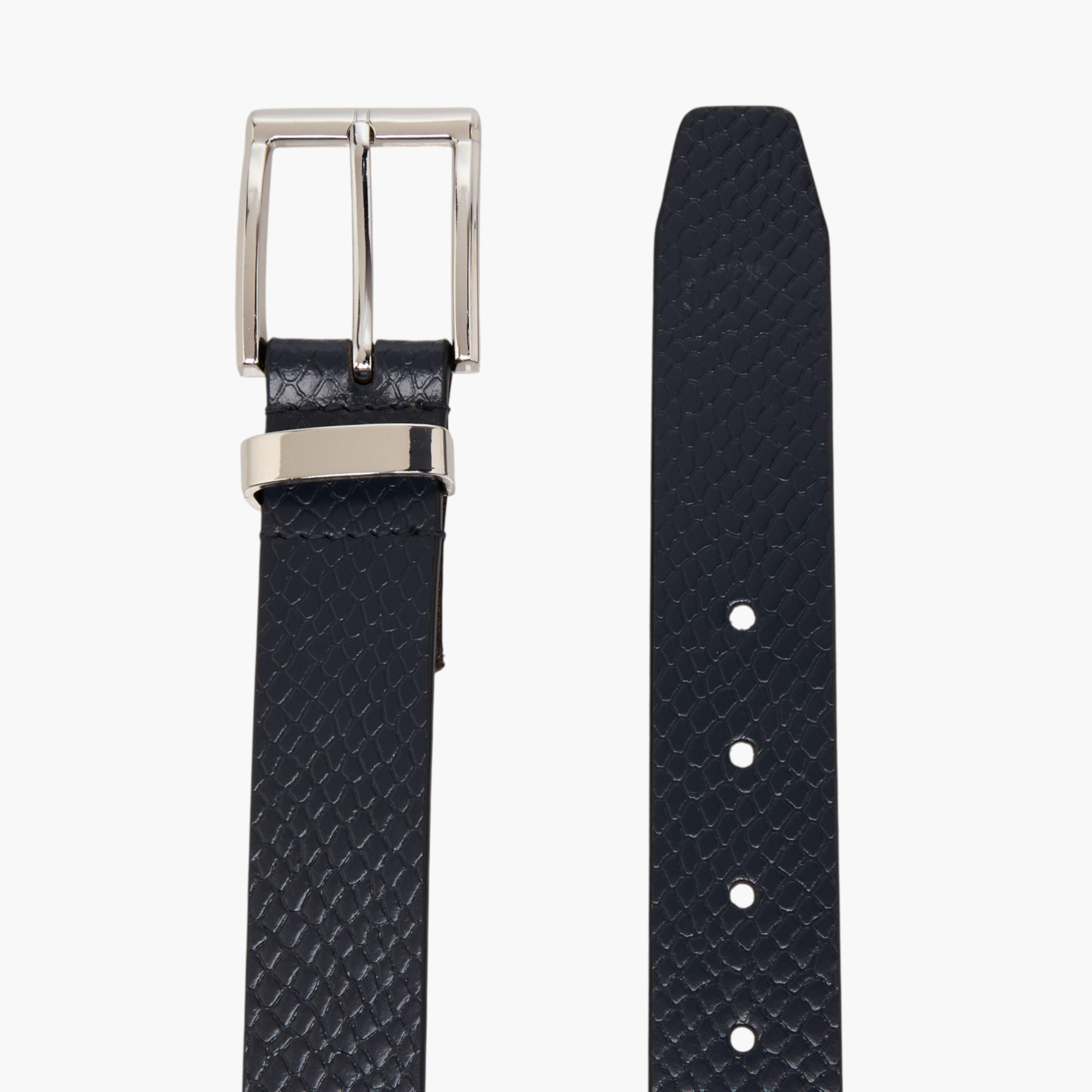 Textured Leather Belt with Pin Buckle Closure-men-beltsandwallets-belts-image-4